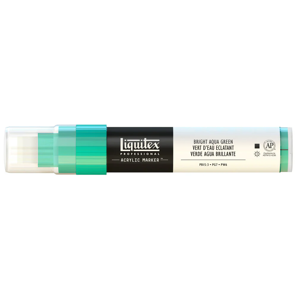 Professional Acrylic Marker - Bright Aqua Green - Image 5