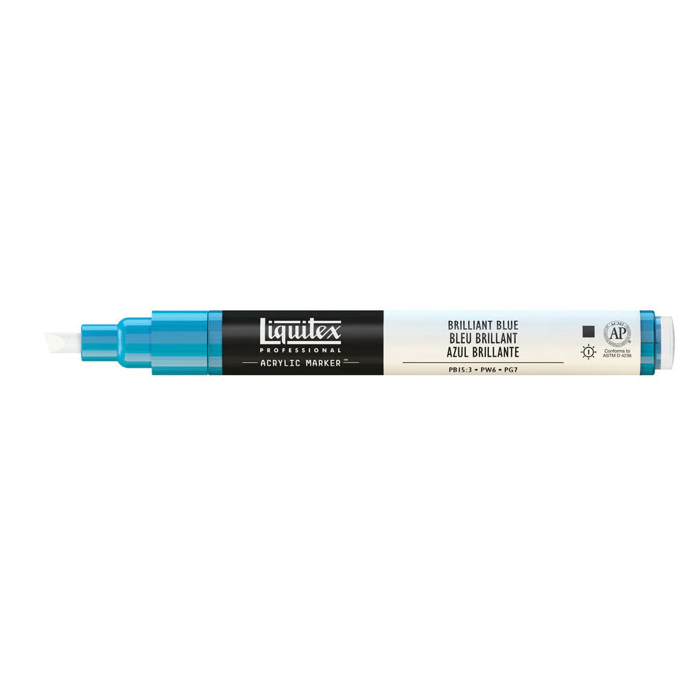 Professional Acrylic Marker - Brilliant Blue - Image 2
