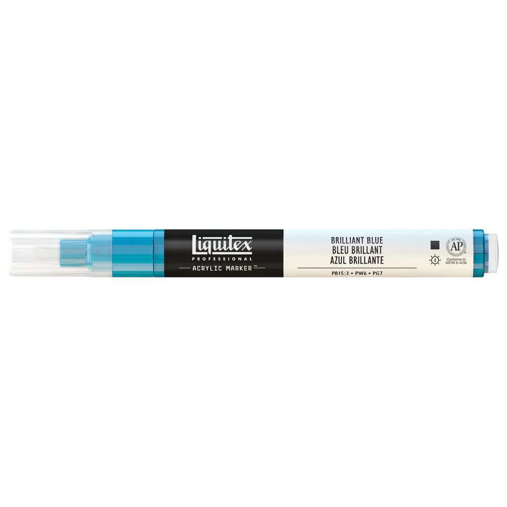 Professional Acrylic Marker - Brilliant Blue - Image 4
