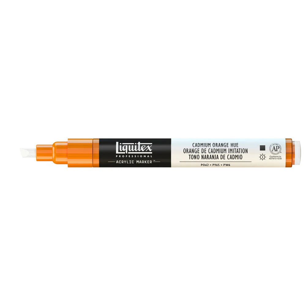 Professional Acrylic Marker - Cadmium Orange Hue - Image 2