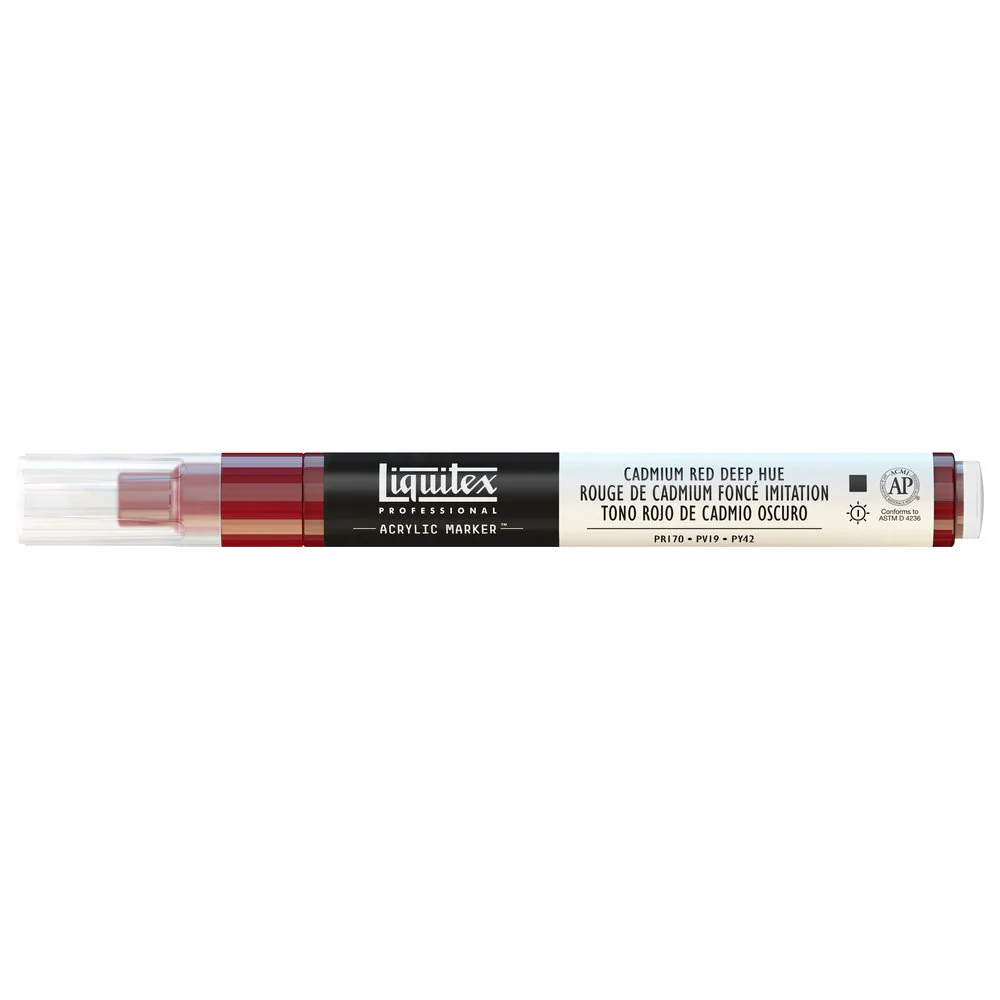 Professional Acrylic Marker - Cadmium Red Deep Hue - Image 2