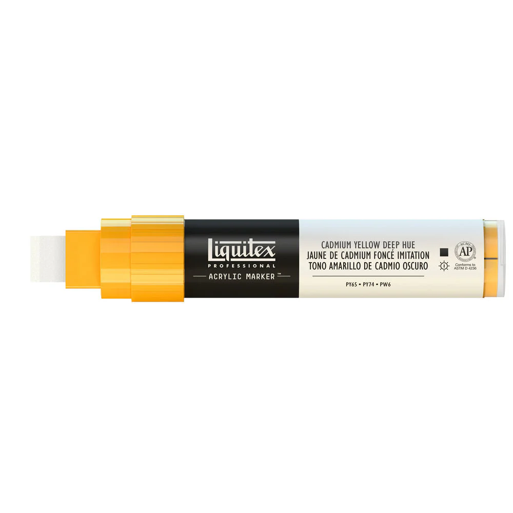 Professional Acrylic Marker - Cadmium Yellow Deep Hue - Image 3