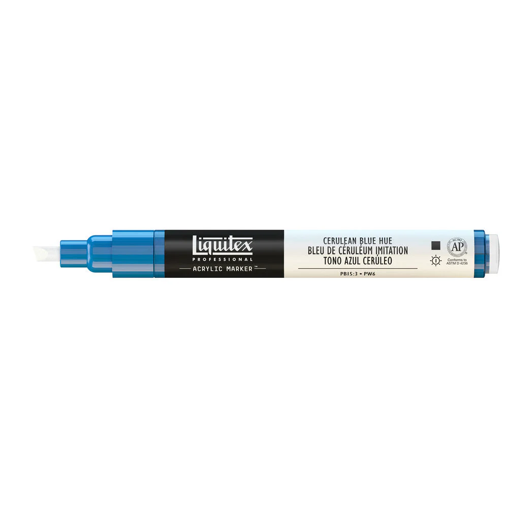 Professional Acrylic Marker - Cerulean Blue Hue - Image 2