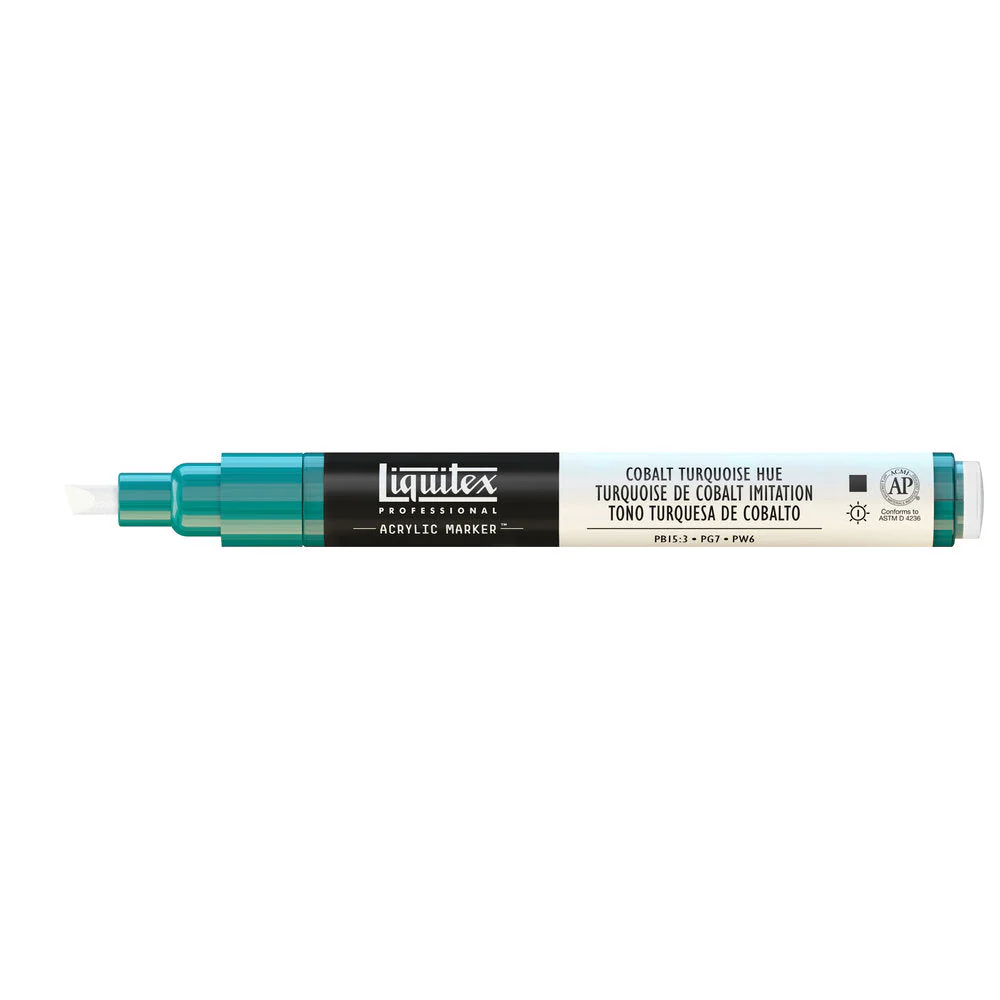 Professional Acrylic Marker - Cobalt Turquoise Hue - Image 2
