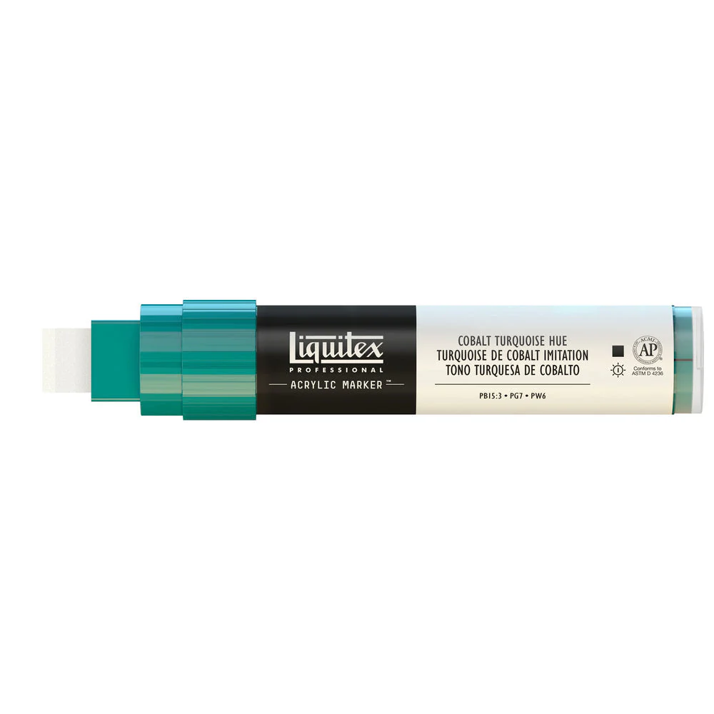 Professional Acrylic Marker - Cobalt Turquoise Hue - Image 3