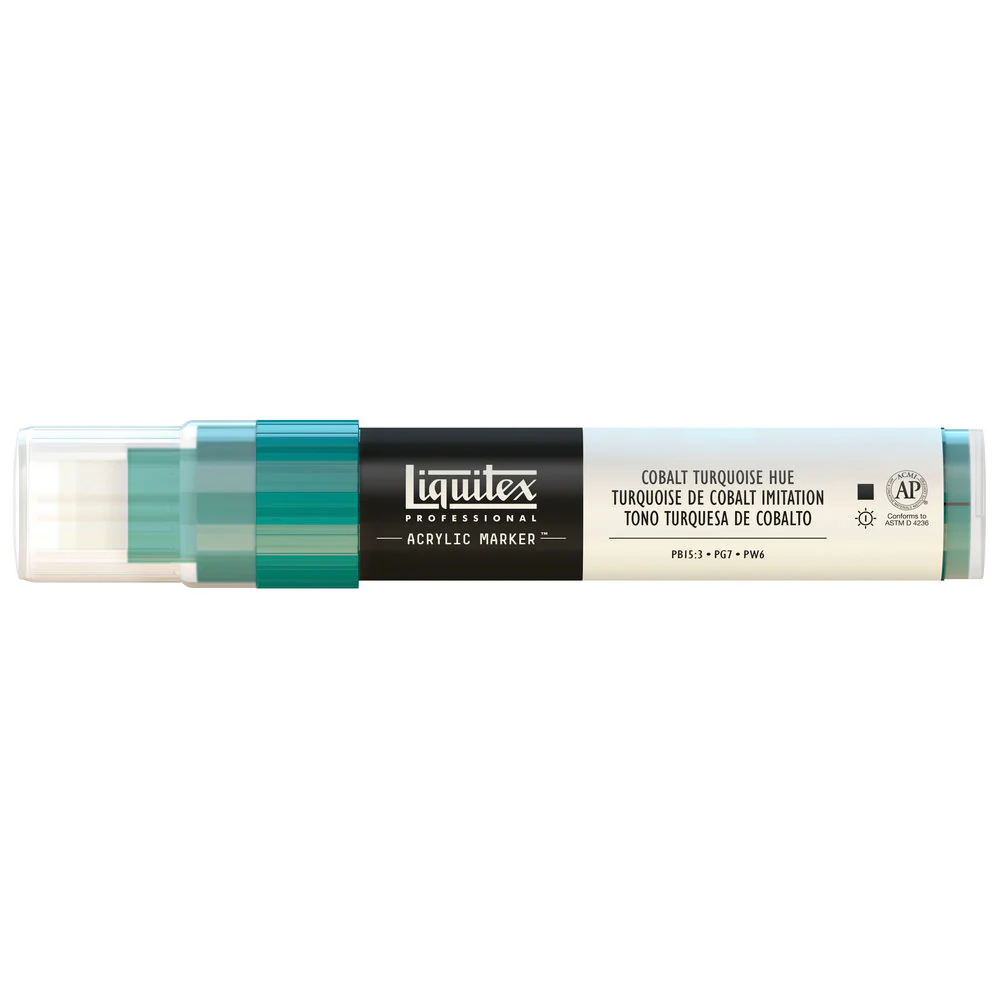 Professional Acrylic Marker - Cobalt Turquoise Hue - Image 5
