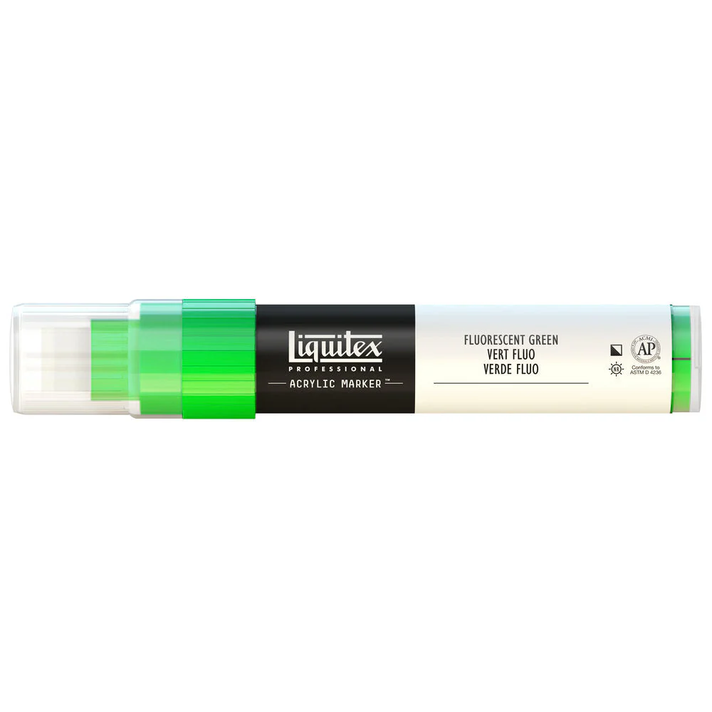 Professional Acrylic Marker - Fluorescent Green - Image 3