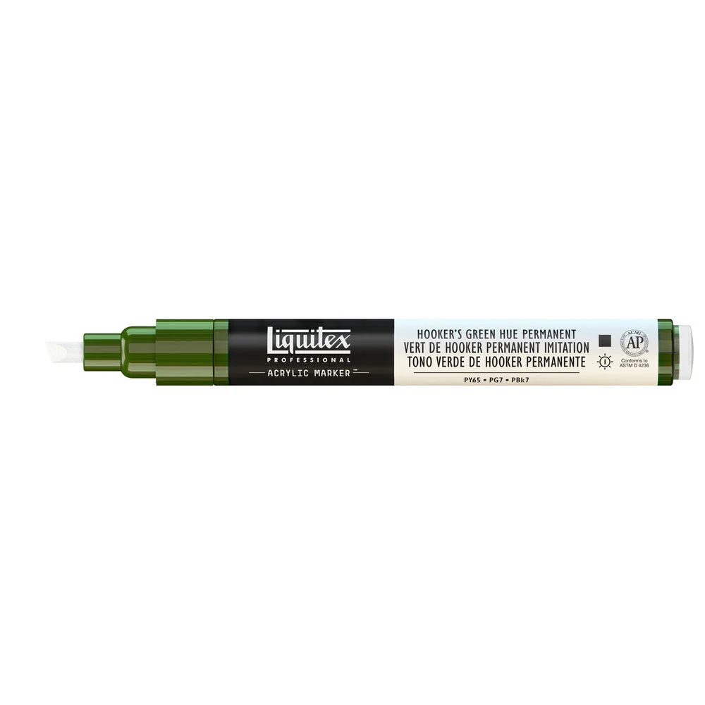 Professional Acrylic Marker - Hooker’s Green Hue Permanent - Image 2