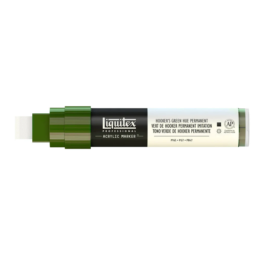 Professional Acrylic Marker - Hooker’s Green Hue Permanent - Image 3