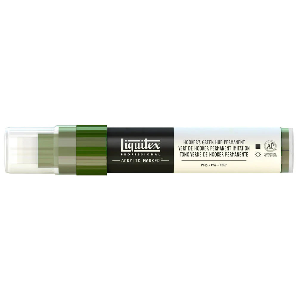 Professional Acrylic Marker - Hooker’s Green Hue Permanent - Image 5