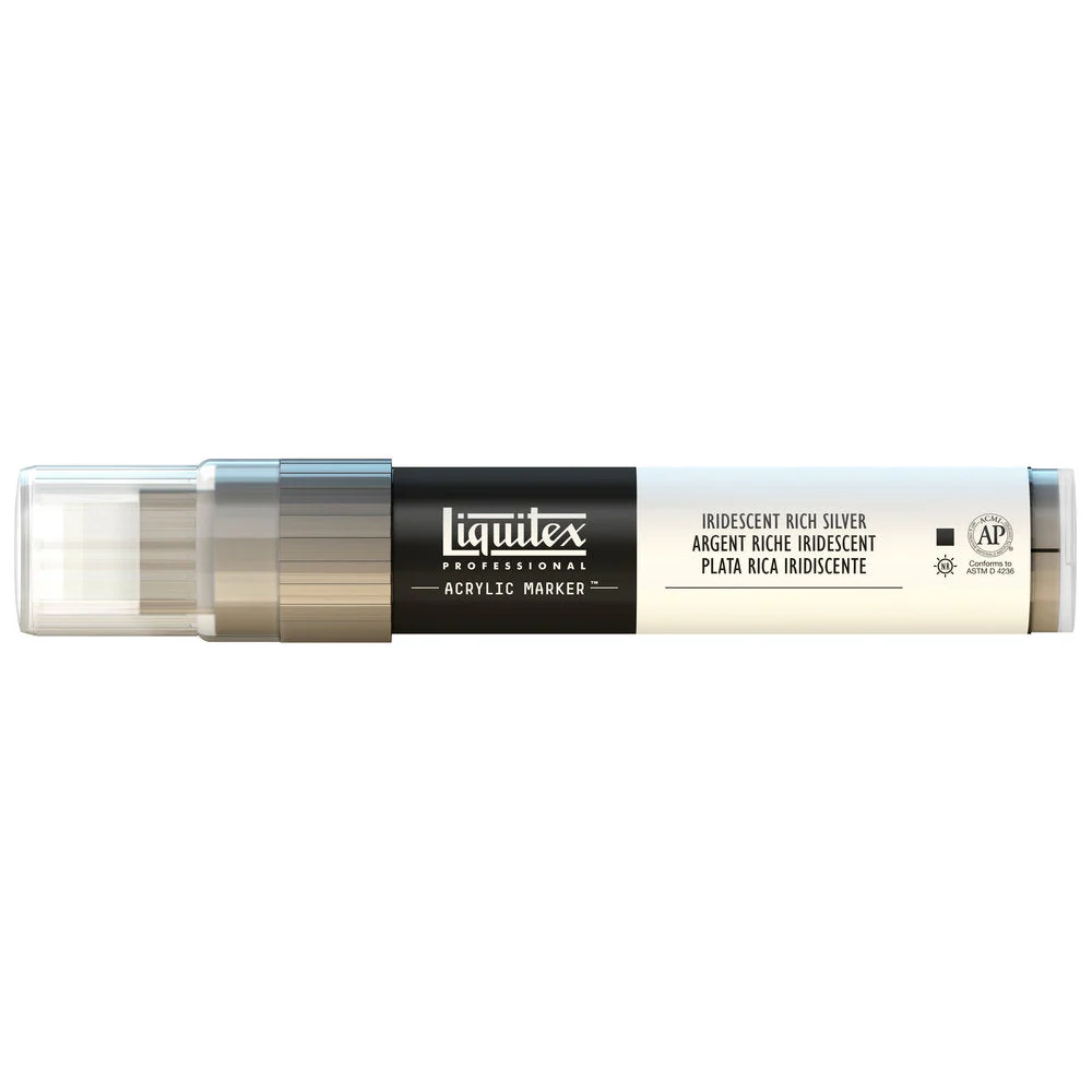Professional Acrylic Marker - Iridescent Rich Silver - Image 3
