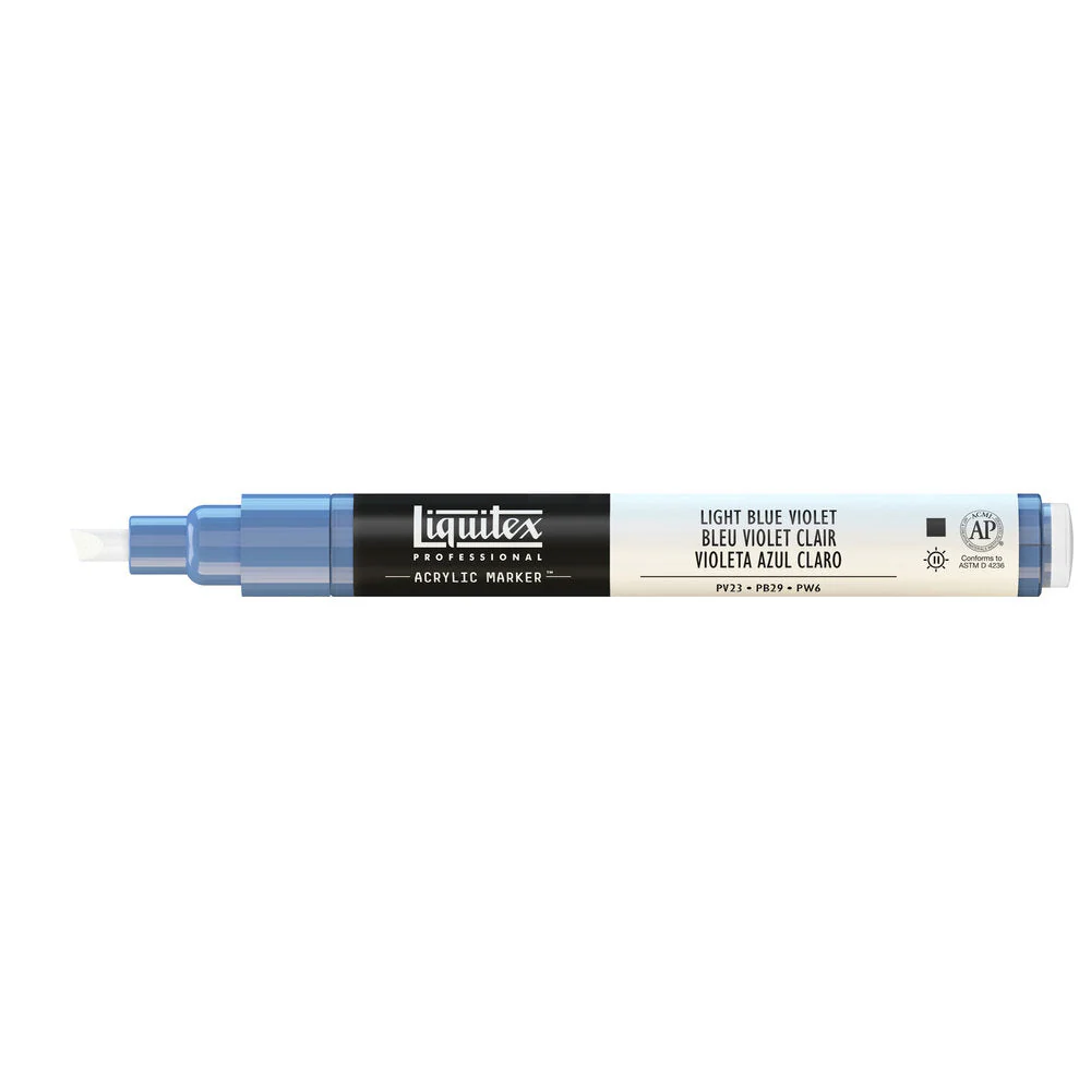 Professional Acrylic Marker - Light Blue Violet - Image 3