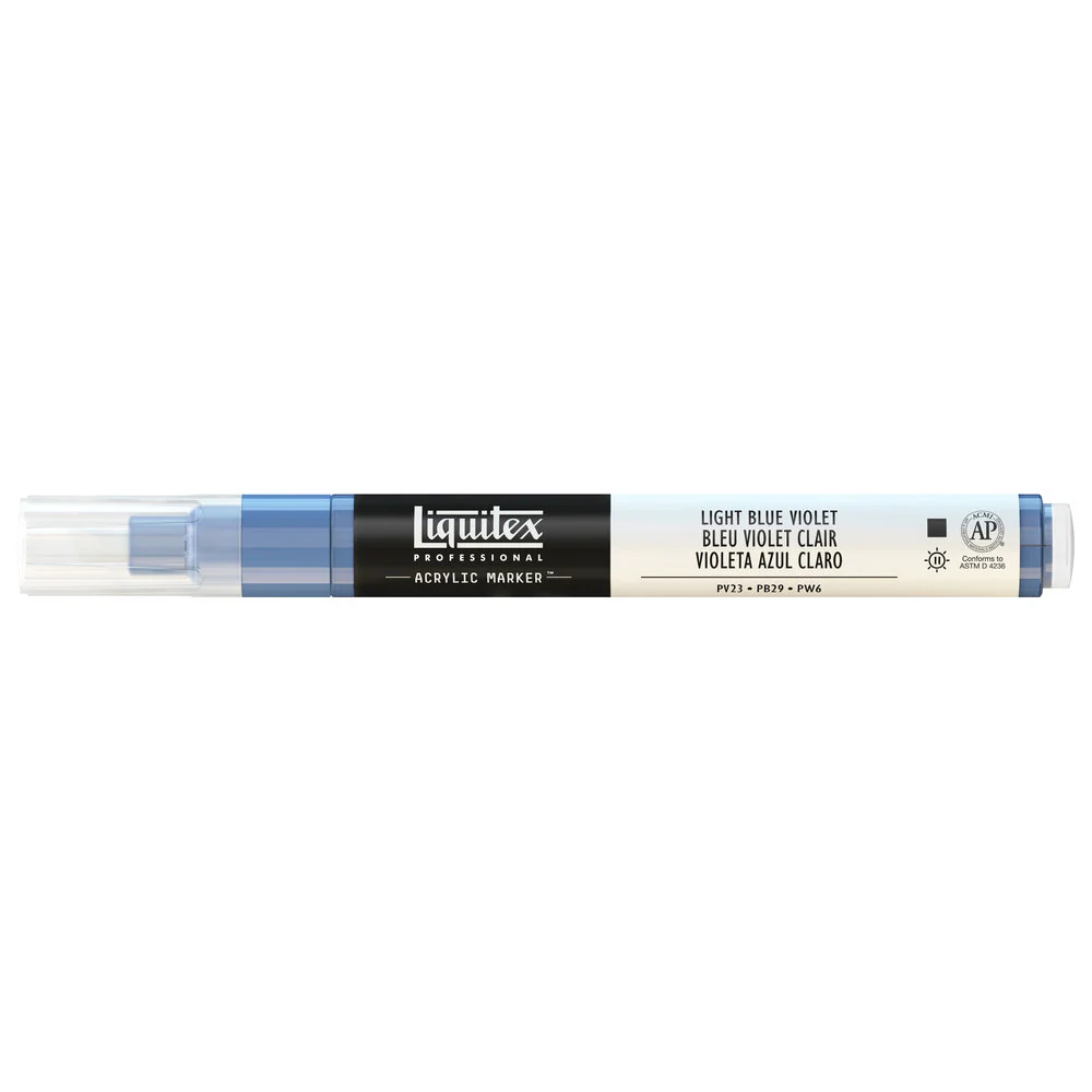Professional Acrylic Marker - Light Blue Violet - Image 4