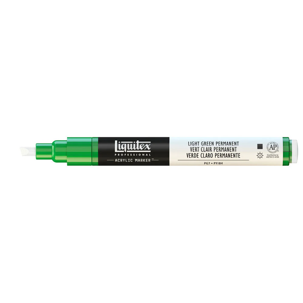 Professional Acrylic Marker - Light Green Permanent - Image 2