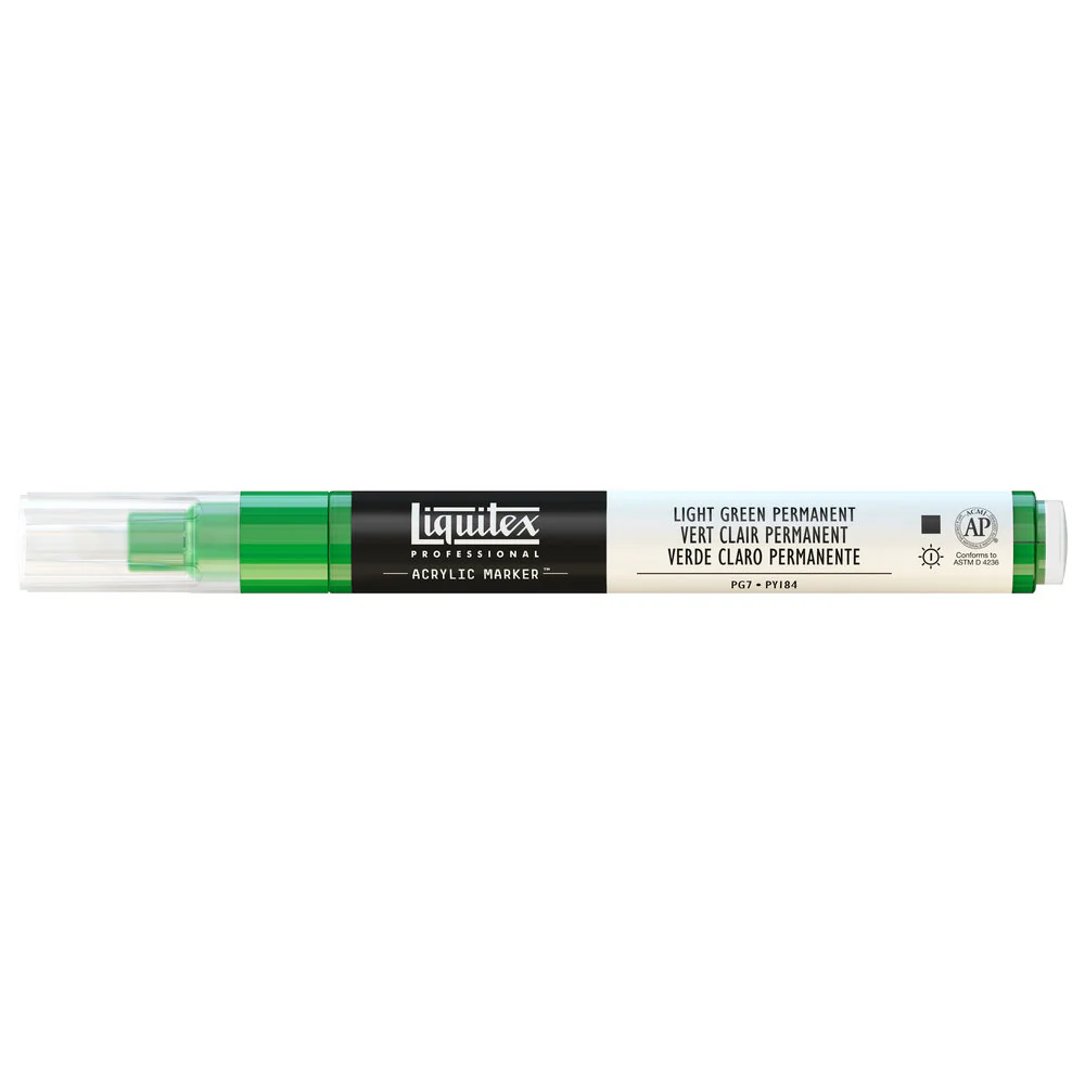 Professional Acrylic Marker - Light Green Permanent - Image 4