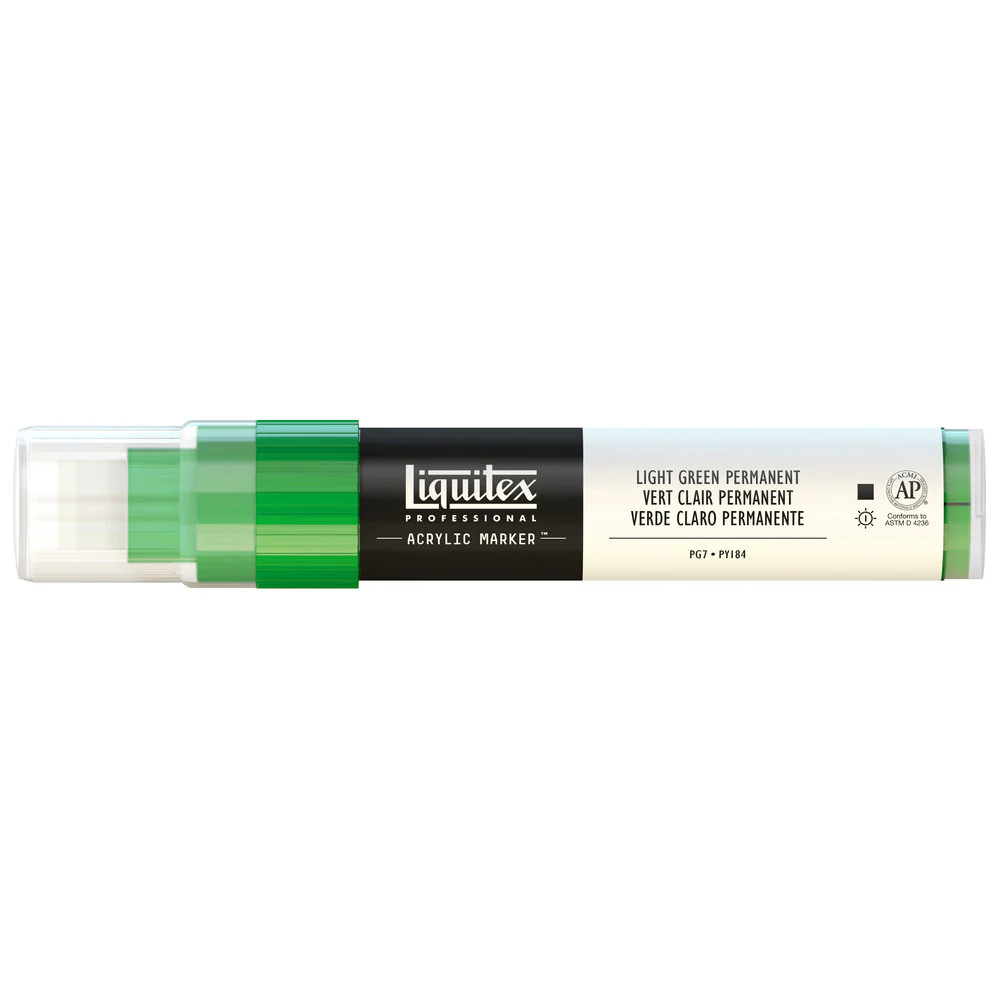 Professional Acrylic Marker - Light Green Permanent - Image 5
