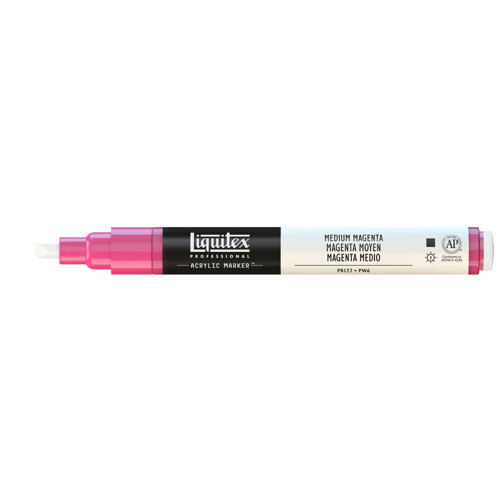 Professional Acrylic Marker - Medium Magenta - Image 2