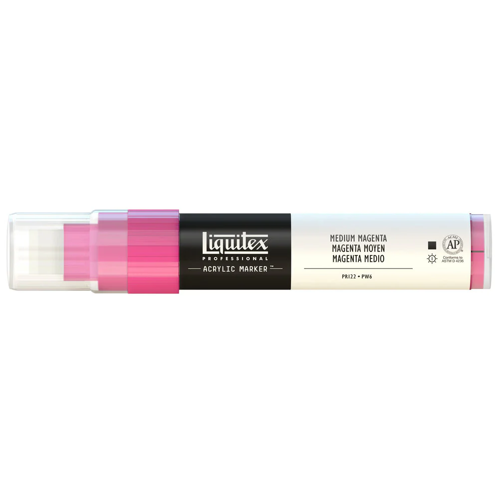 Professional Acrylic Marker - Medium Magenta - Image 4