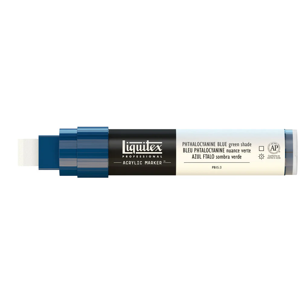 Professional Acrylic Marker - Phthalocyanine Blue Green Shade - Image 3