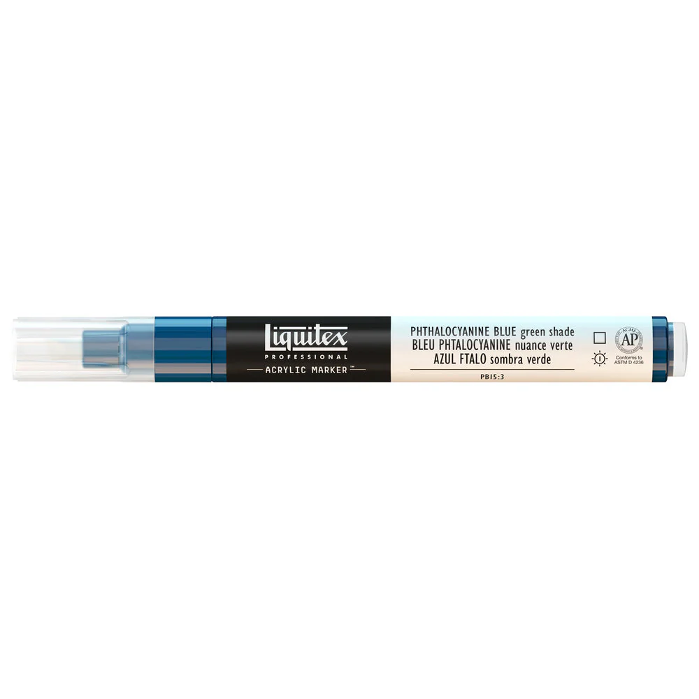 Professional Acrylic Marker - Phthalocyanine Blue Green Shade - Image 4