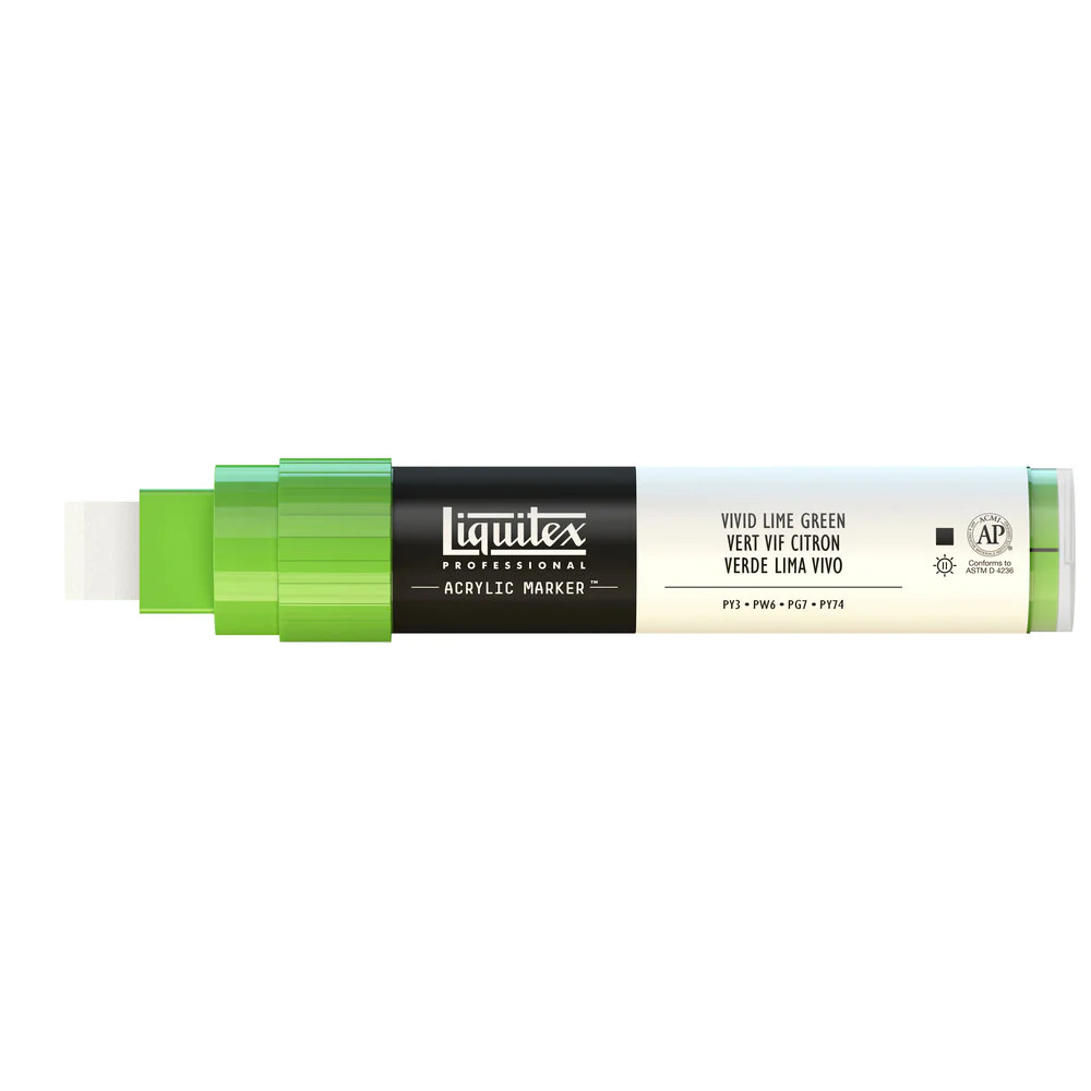 Professional Acrylic Marker - Vivid Lime Green - Image 3
