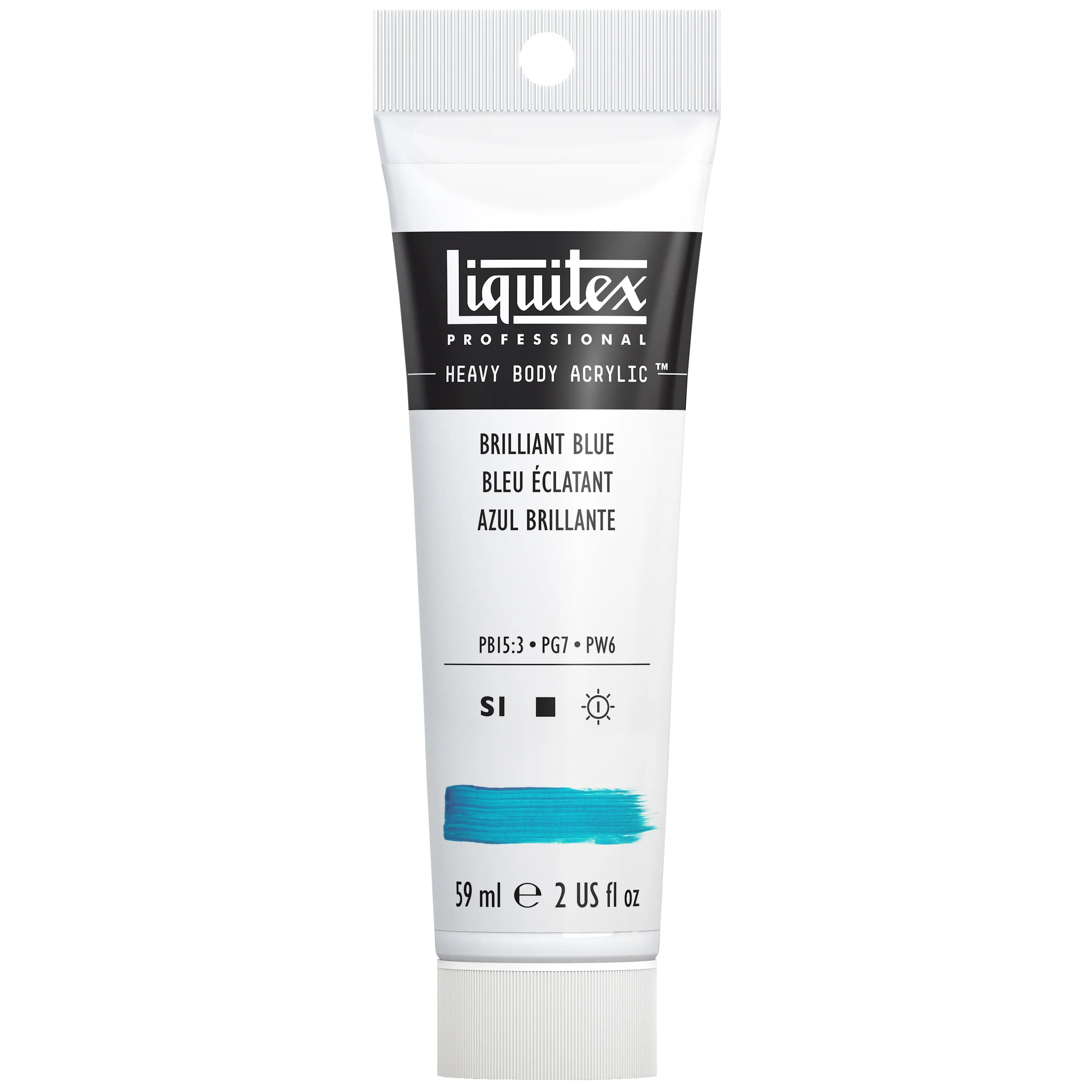 Professional Heavy Body Acrylic - Brilliant Blue - Image 2