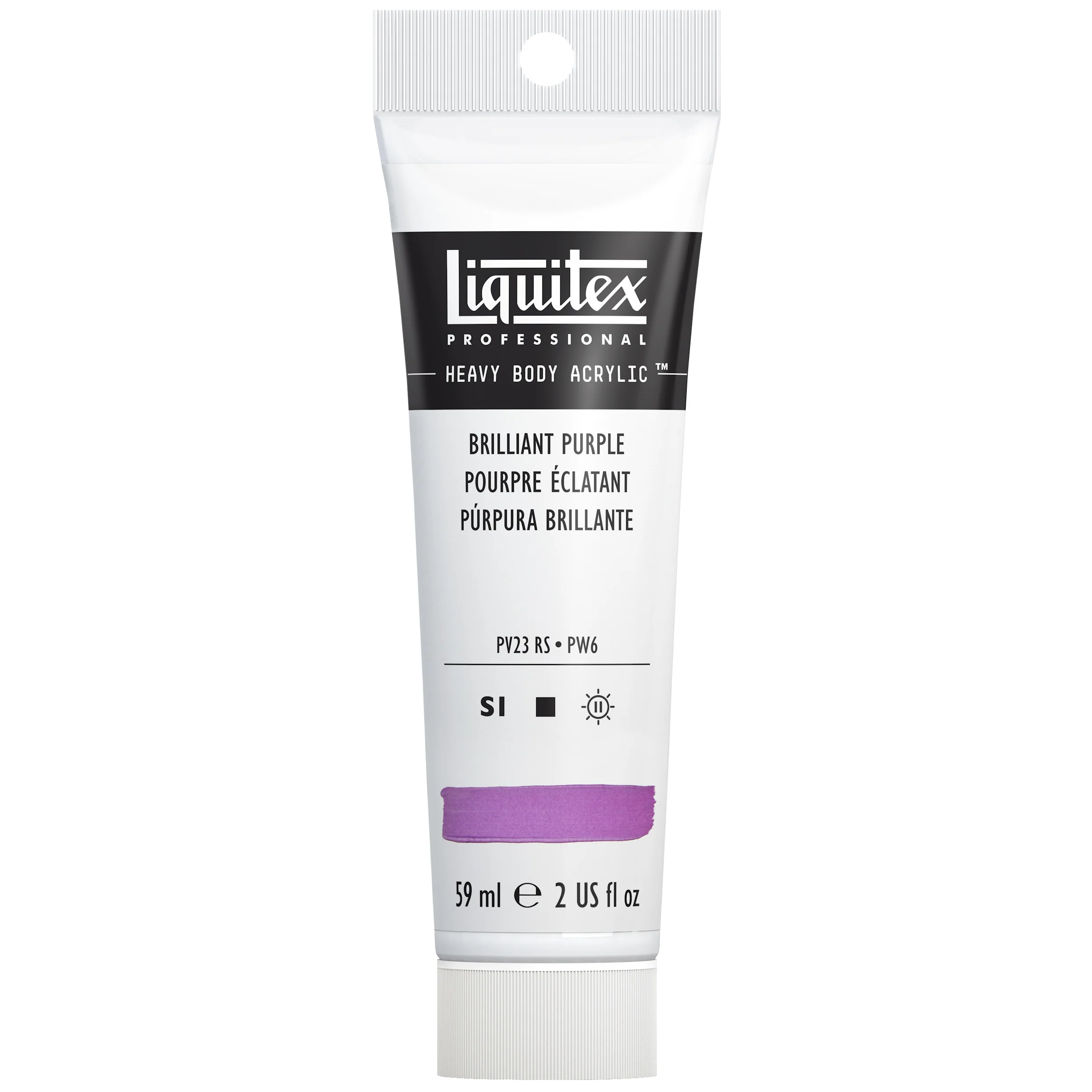 Professional Heavy Body Acrylic - Brilliant Purple - Image 2