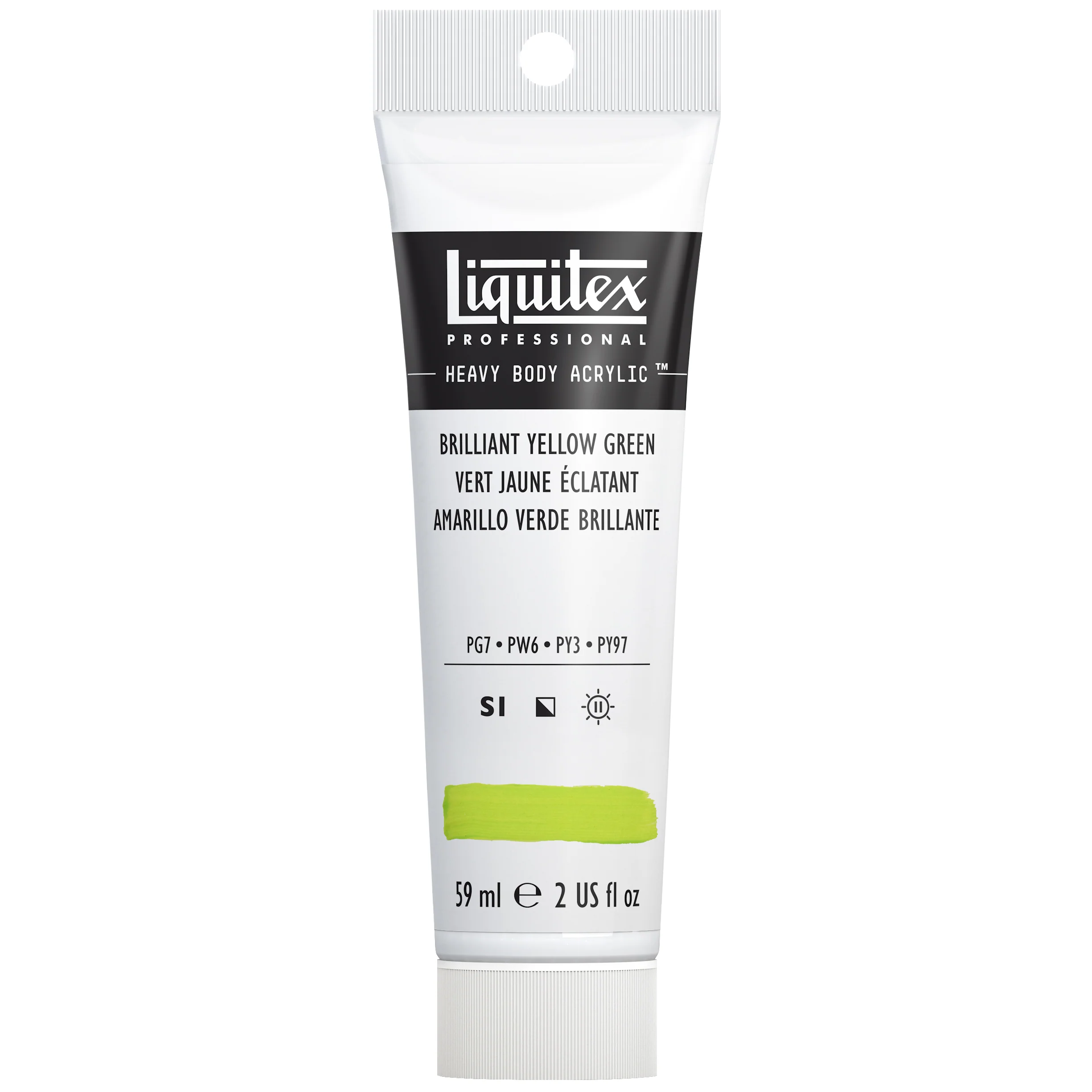 Professional Heavy Body Acrylic - Brilliant Yellow Green - Image 2