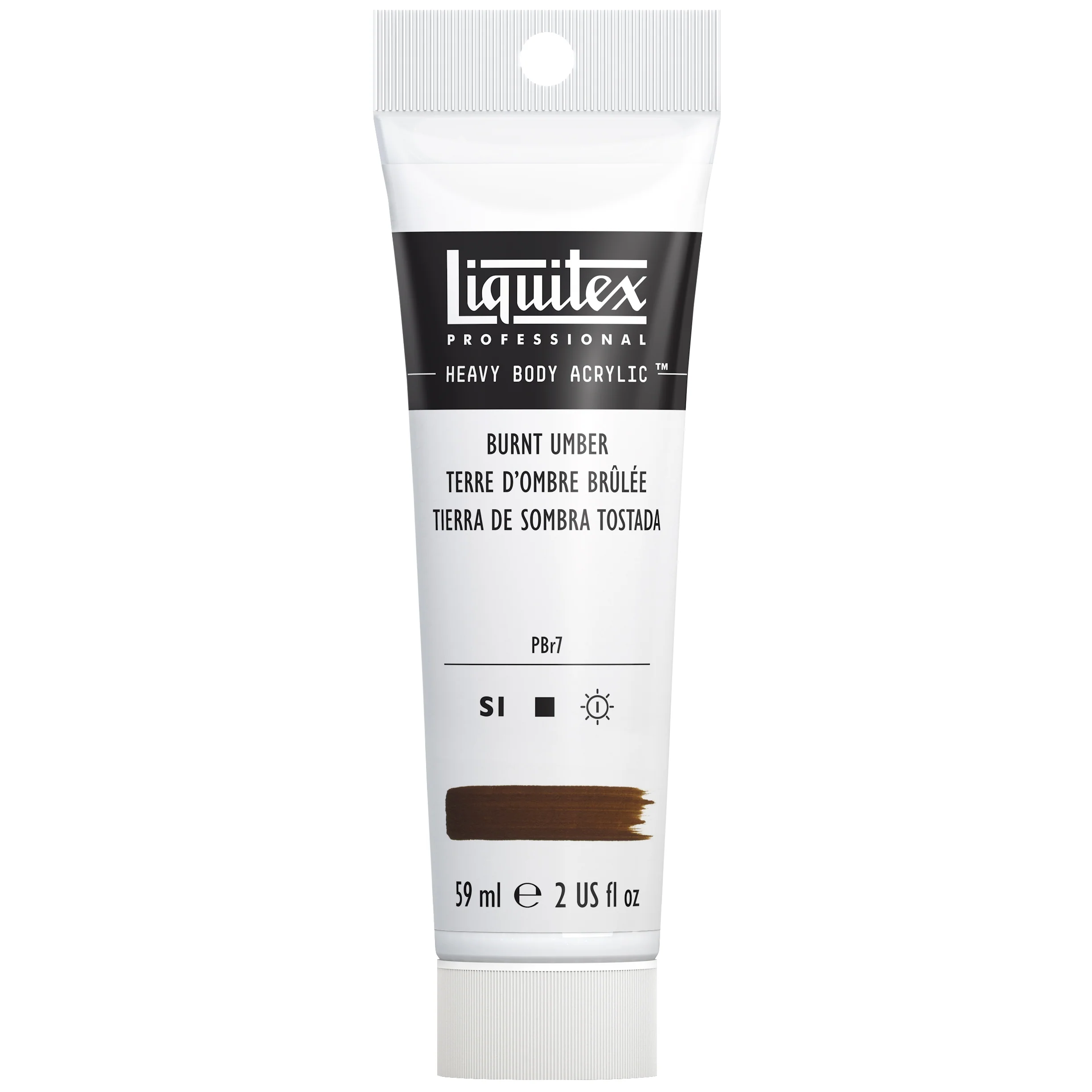 Professional Heavy Body Acrylic - Burnt Umber - Image 2