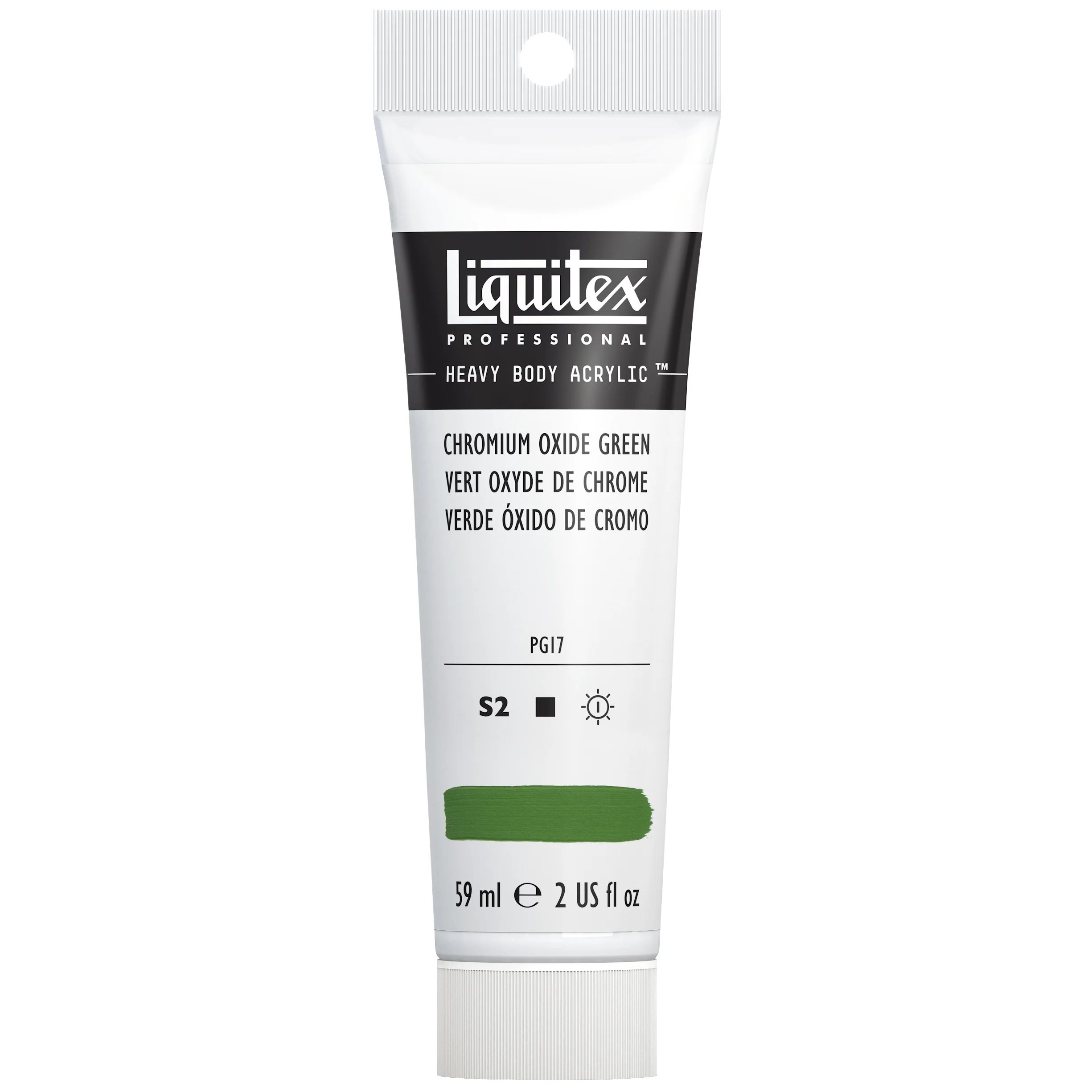 Professional Heavy Body Acrylic - Chromium Oxide Green - Image 2