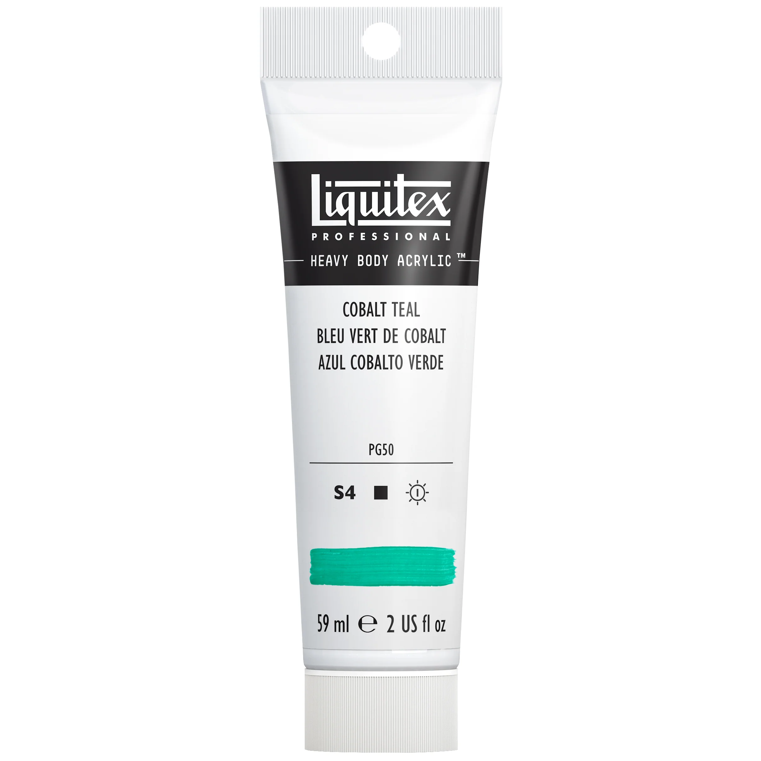 Professional Heavy Body Acrylic - Cobalt Teal - Image 6