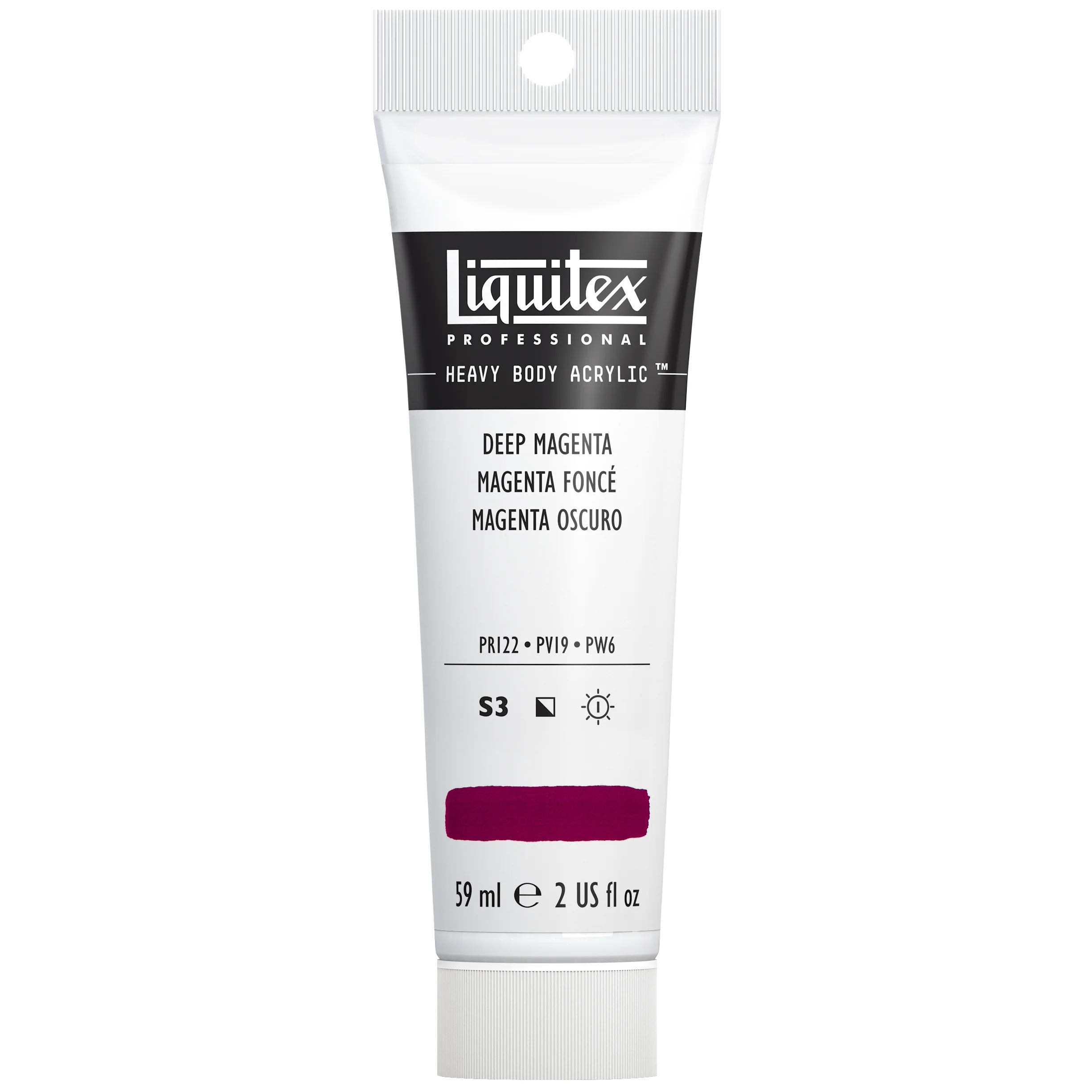 Professional Heavy Body Acrylic - Deep Magenta - Image 2