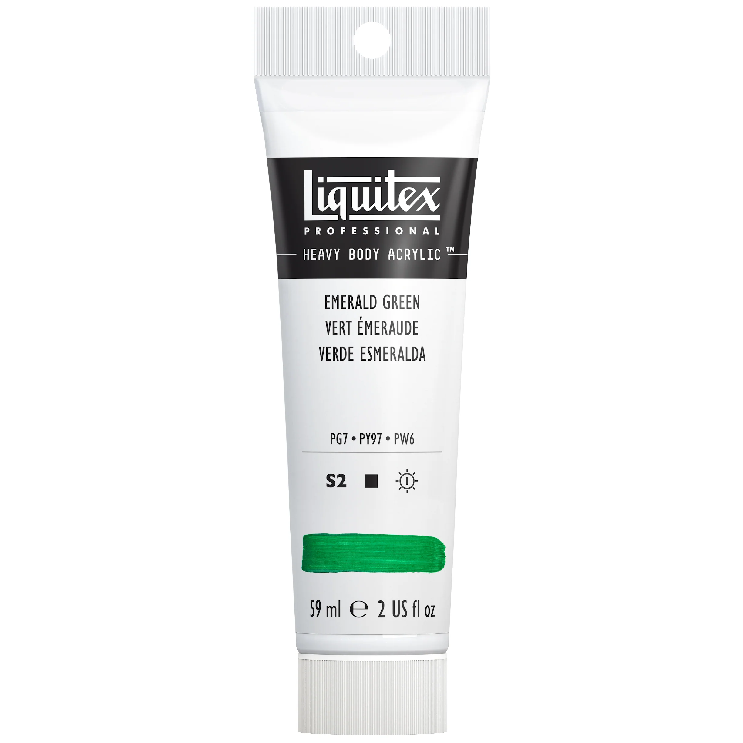Professional Heavy Body Acrylic - Emerald Green - Image 2