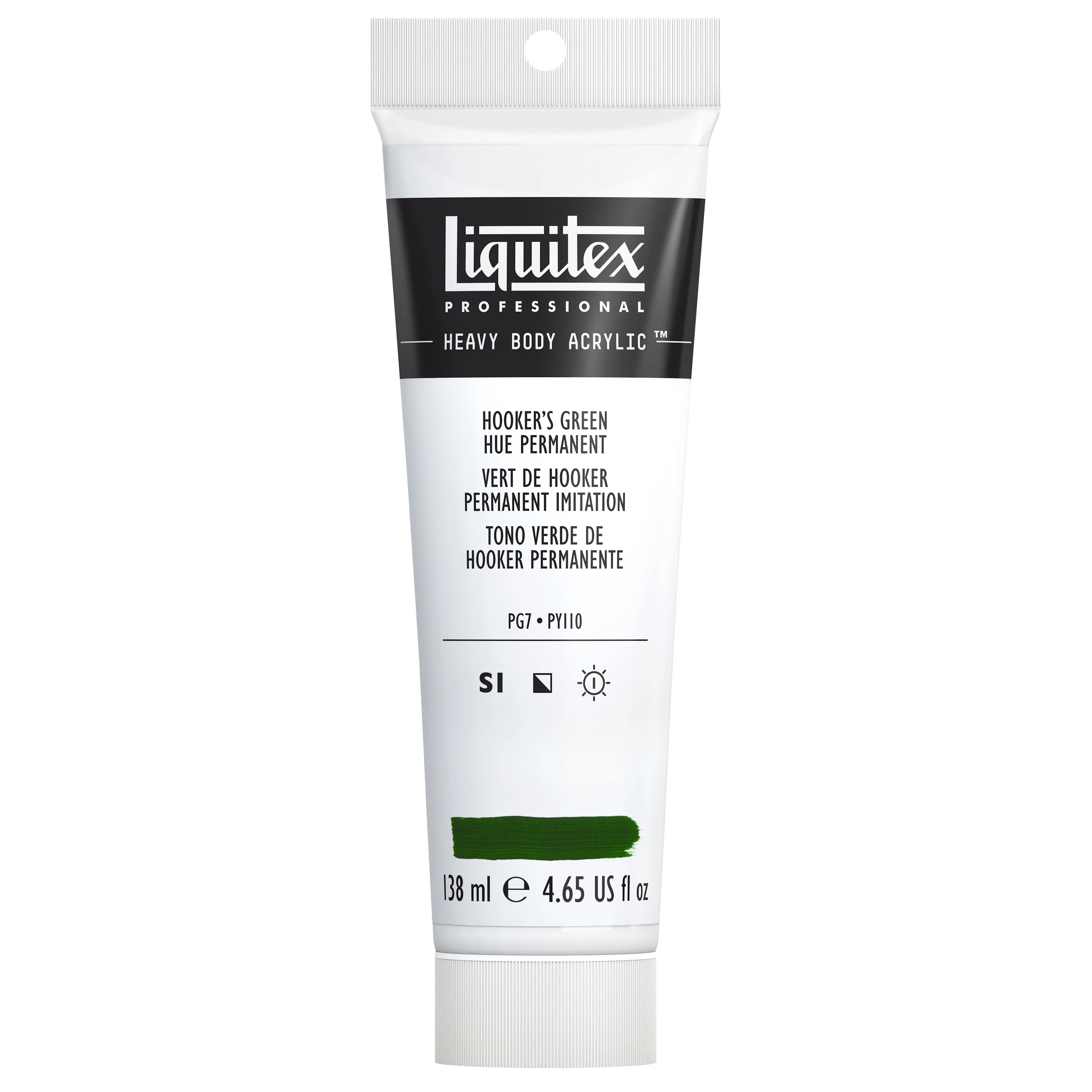 Professional Heavy Body Acrylic - Hooker’s Green Hue Permanent - Image 3
