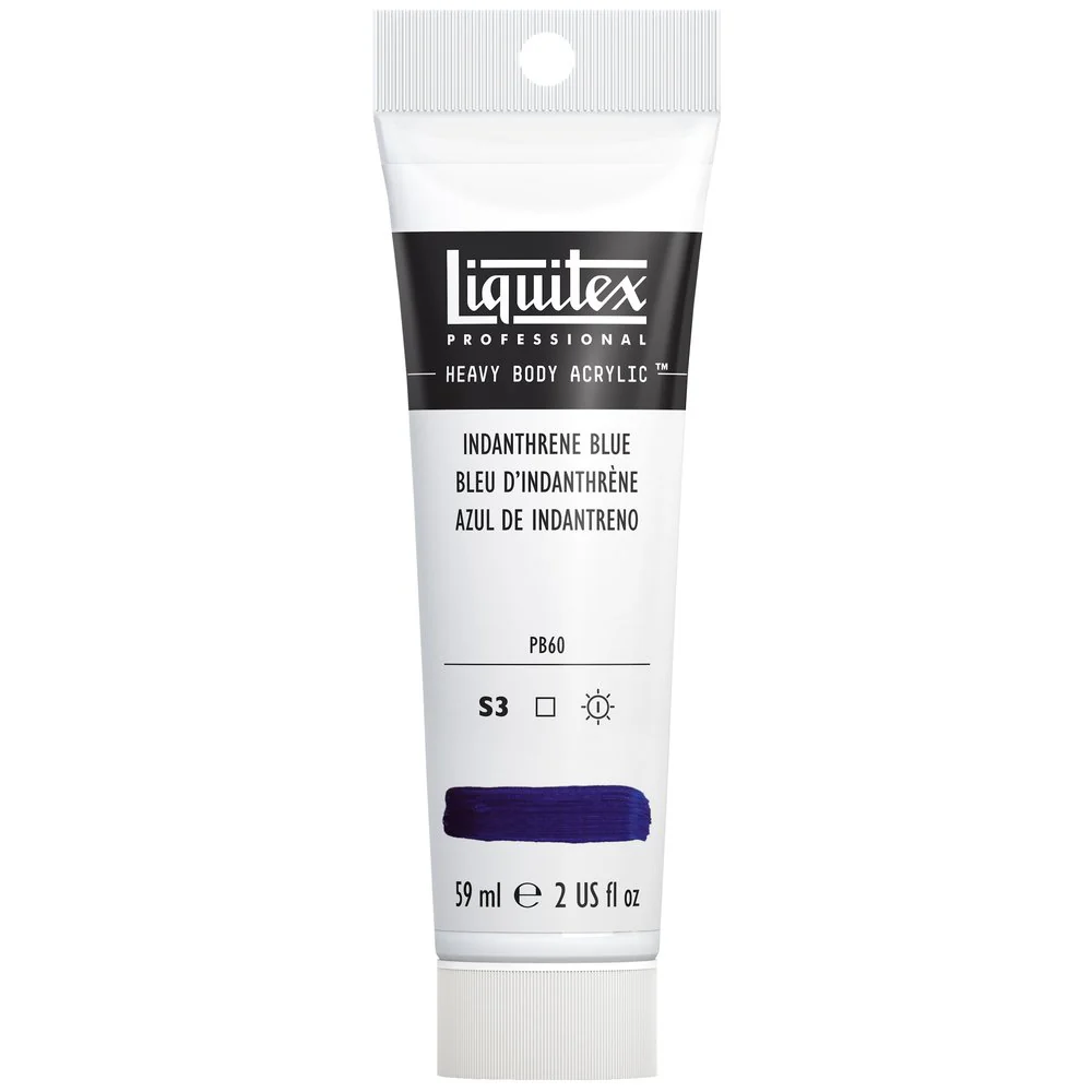 Professional Heavy Body Acrylic - Indantherene Blue - Image 7