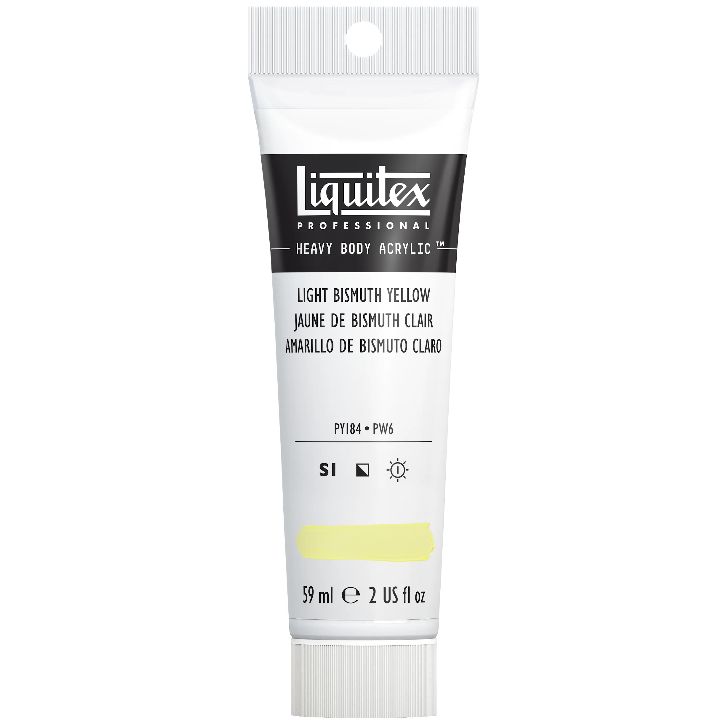 Professional Heavy Body Acrylic - Light Bismuth Yellow - Image 2