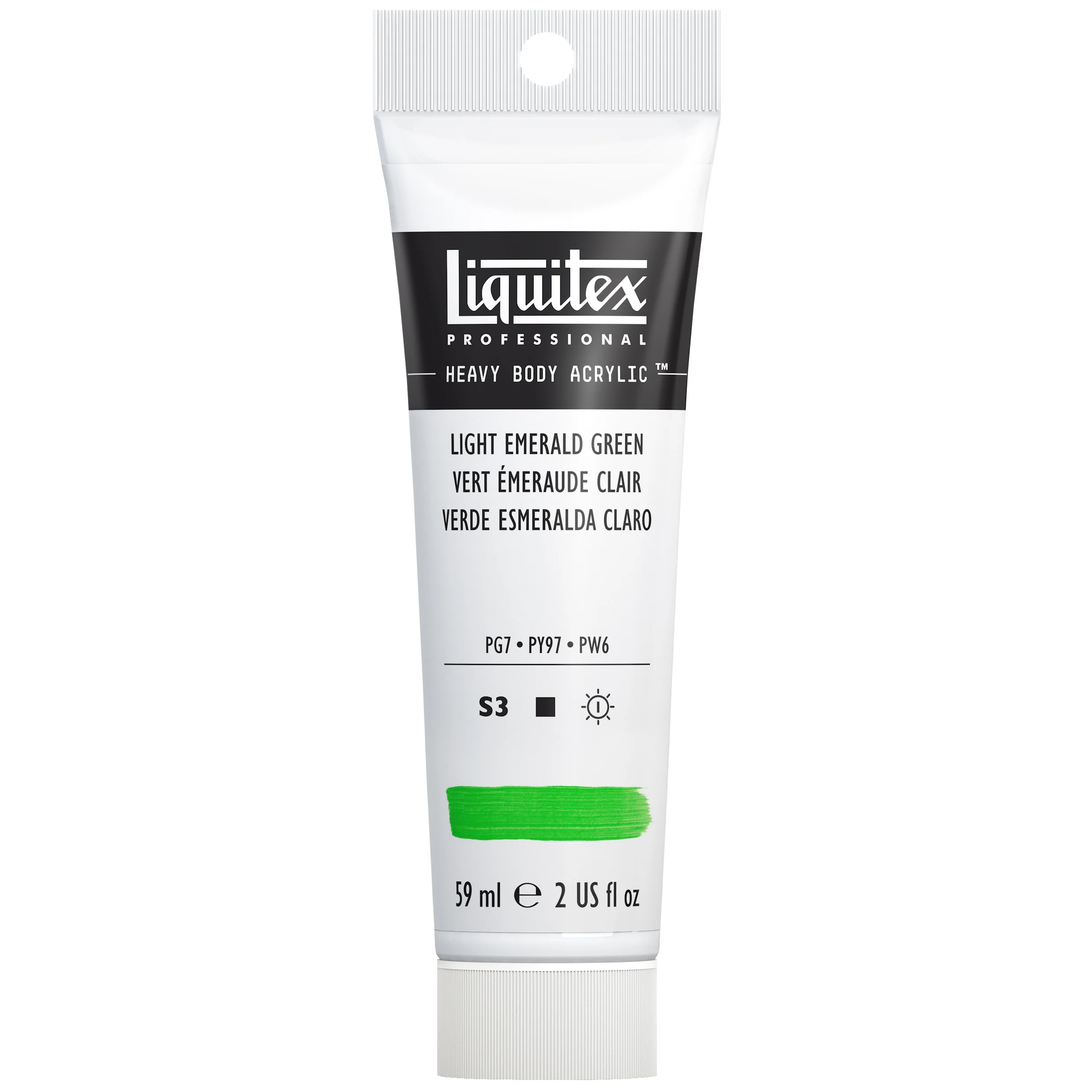 Professional Heavy Body Acrylic - Light Emerald Green - Image 2