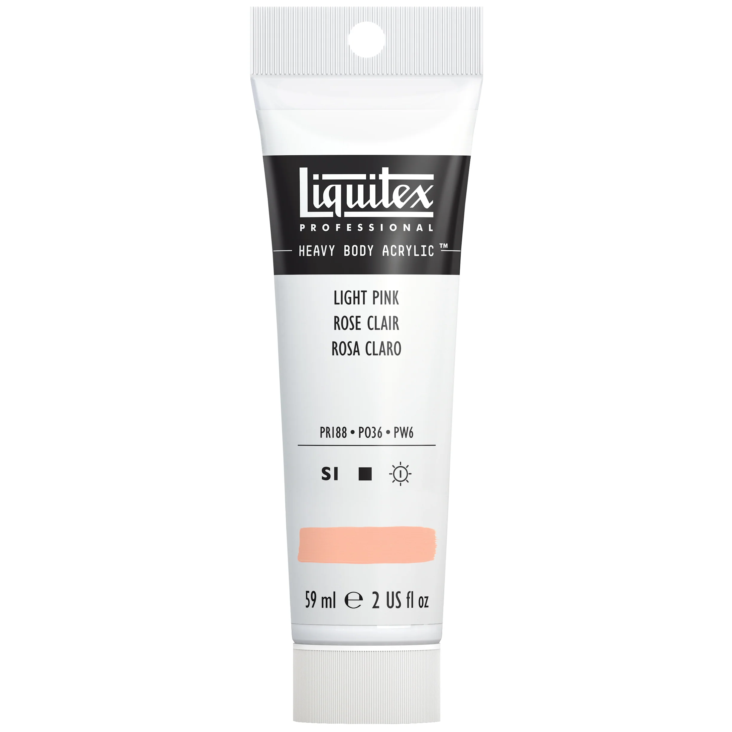 Professional Heavy Body Acrylic - Light Pink - Image 2