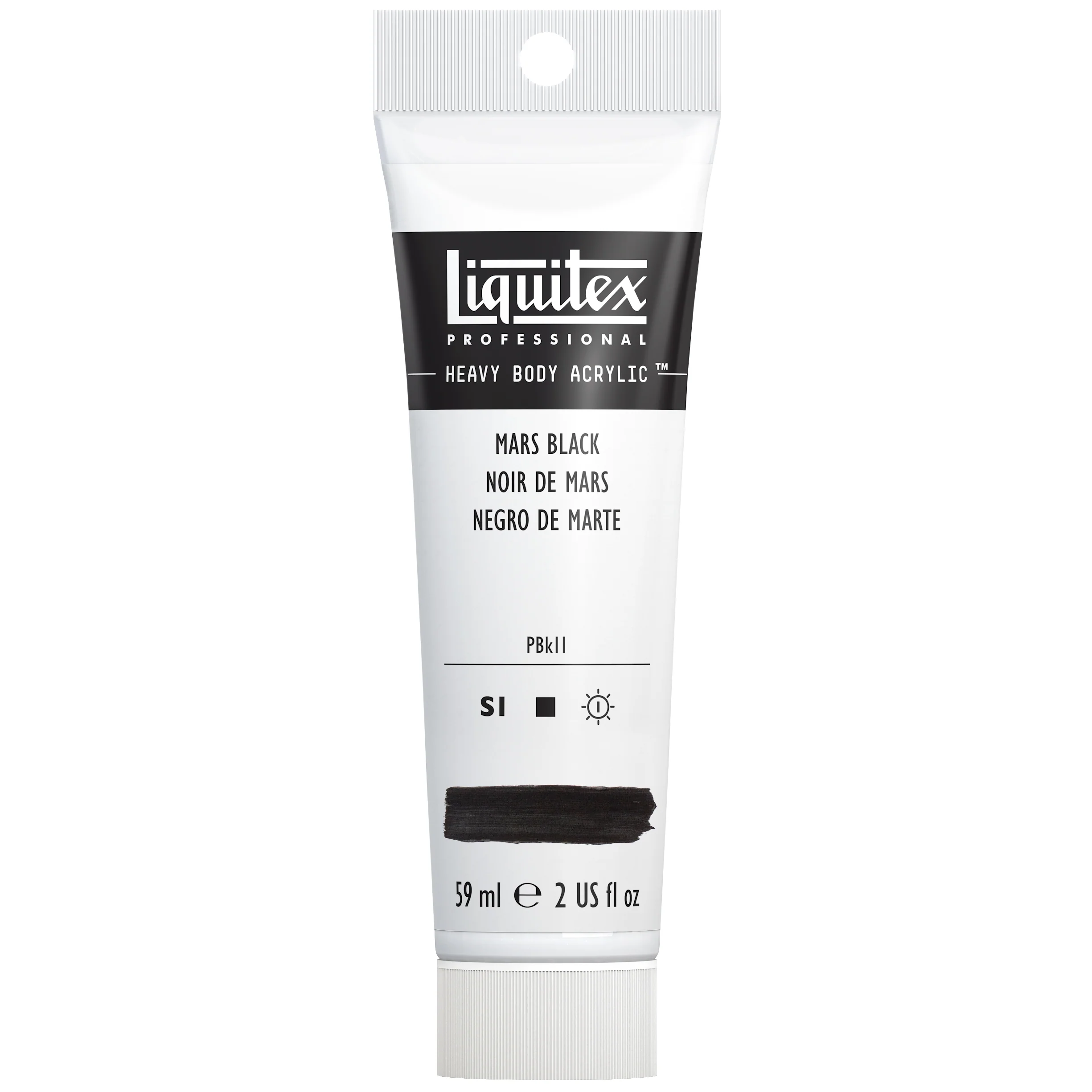Professional Heavy Body Acrylic - Mars Black - Image 2