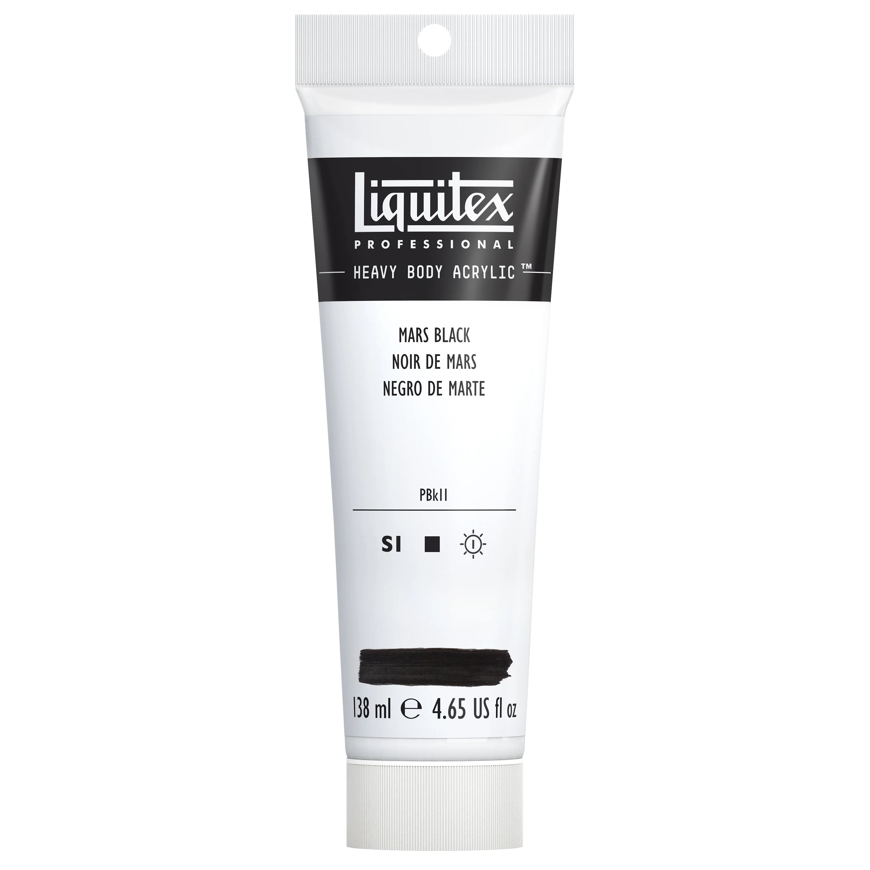 Professional Heavy Body Acrylic - Mars Black - Image 3