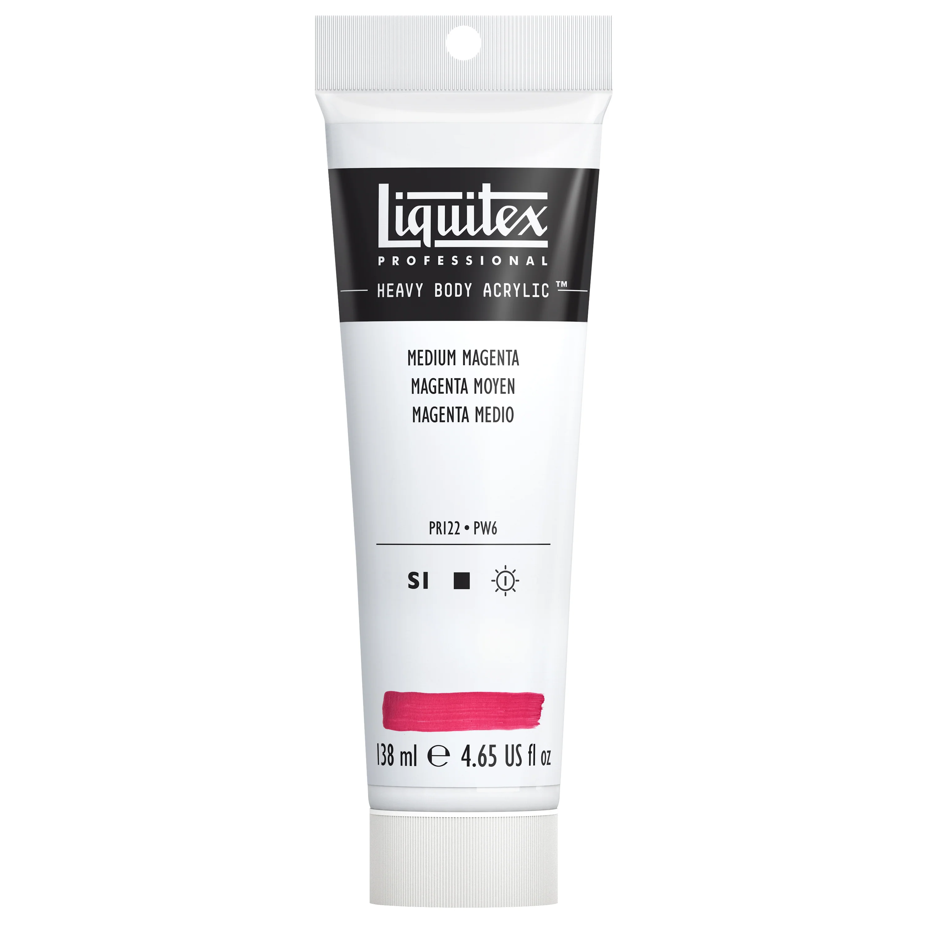 Professional Heavy Body Acrylic - Medium Magenta - Image 3