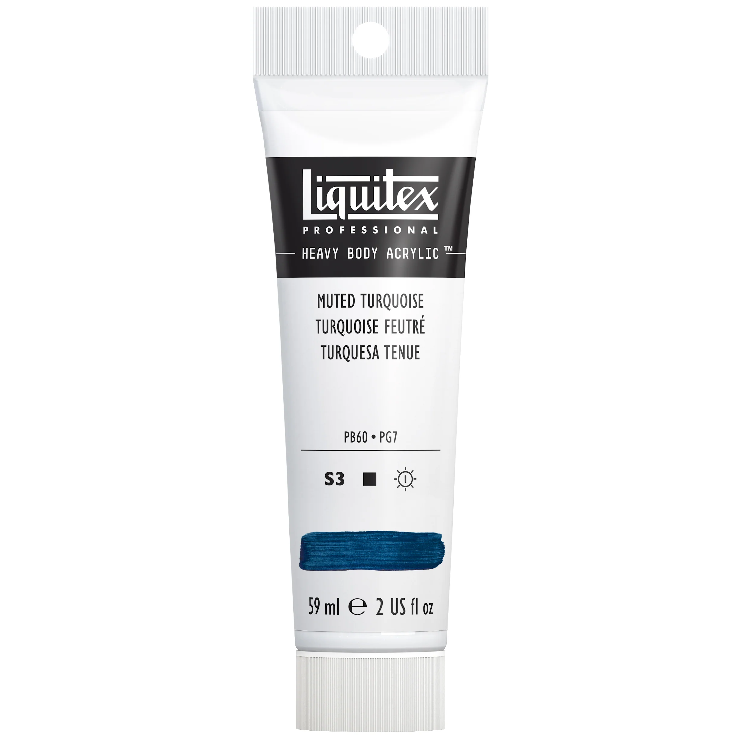 Professional Heavy Body Acrylic - Muted Turquoise - Image 2