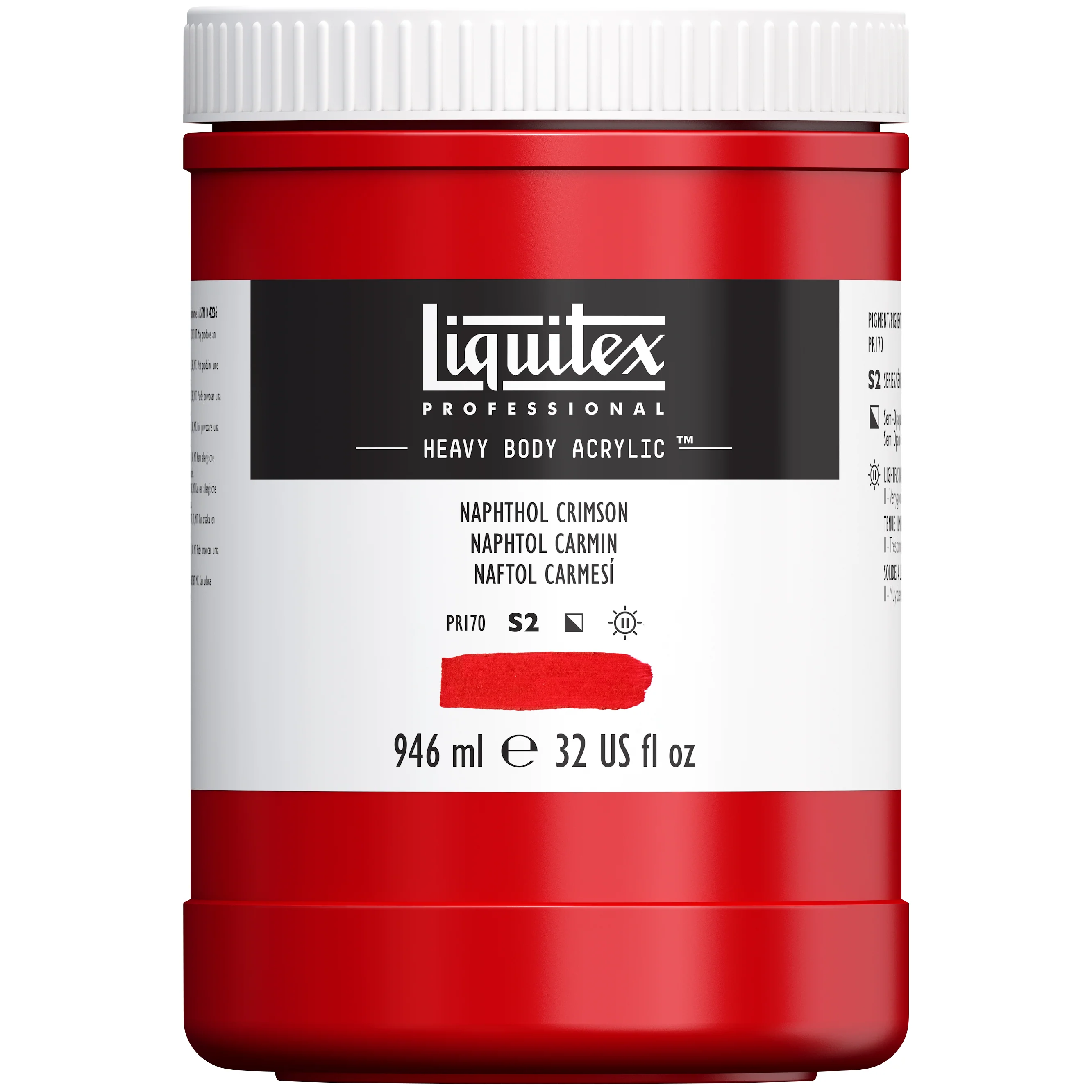 Professional Heavy Body Acrylic - Naphthol Crimson - Image 5