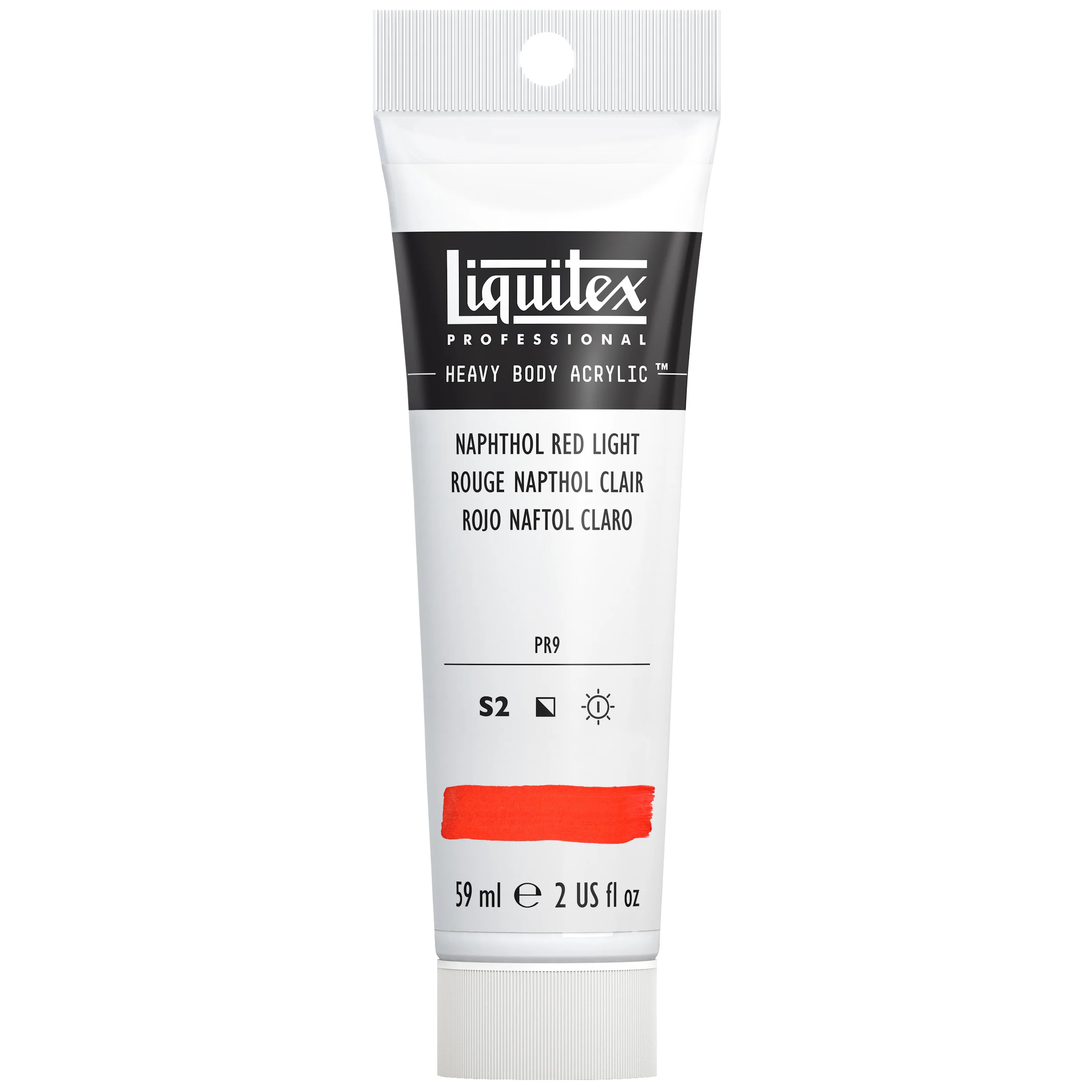 Professional Heavy Body Acrylic - Naphthol Red Light - Image 2