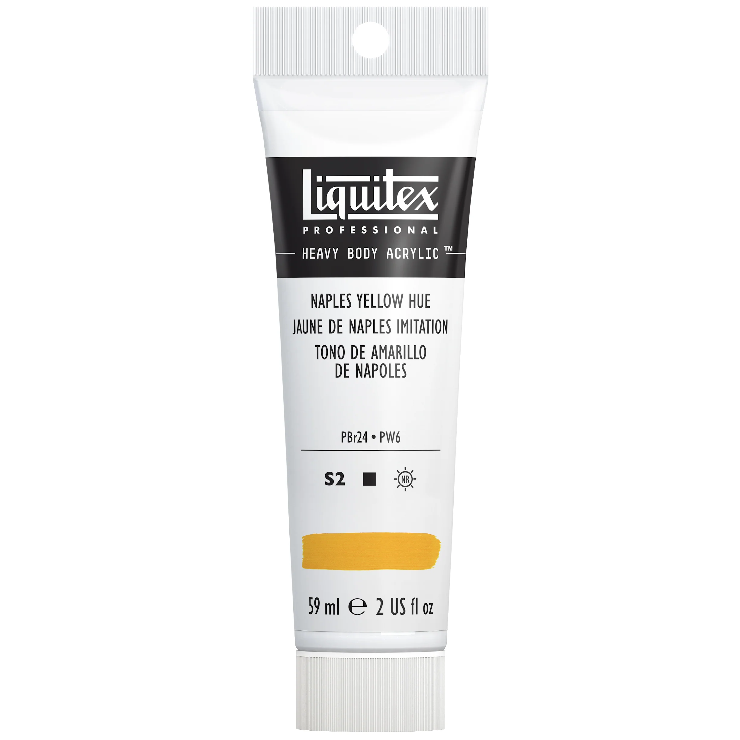 Professional Heavy Body Acrylic - Naples Yellow Hue - Image 2