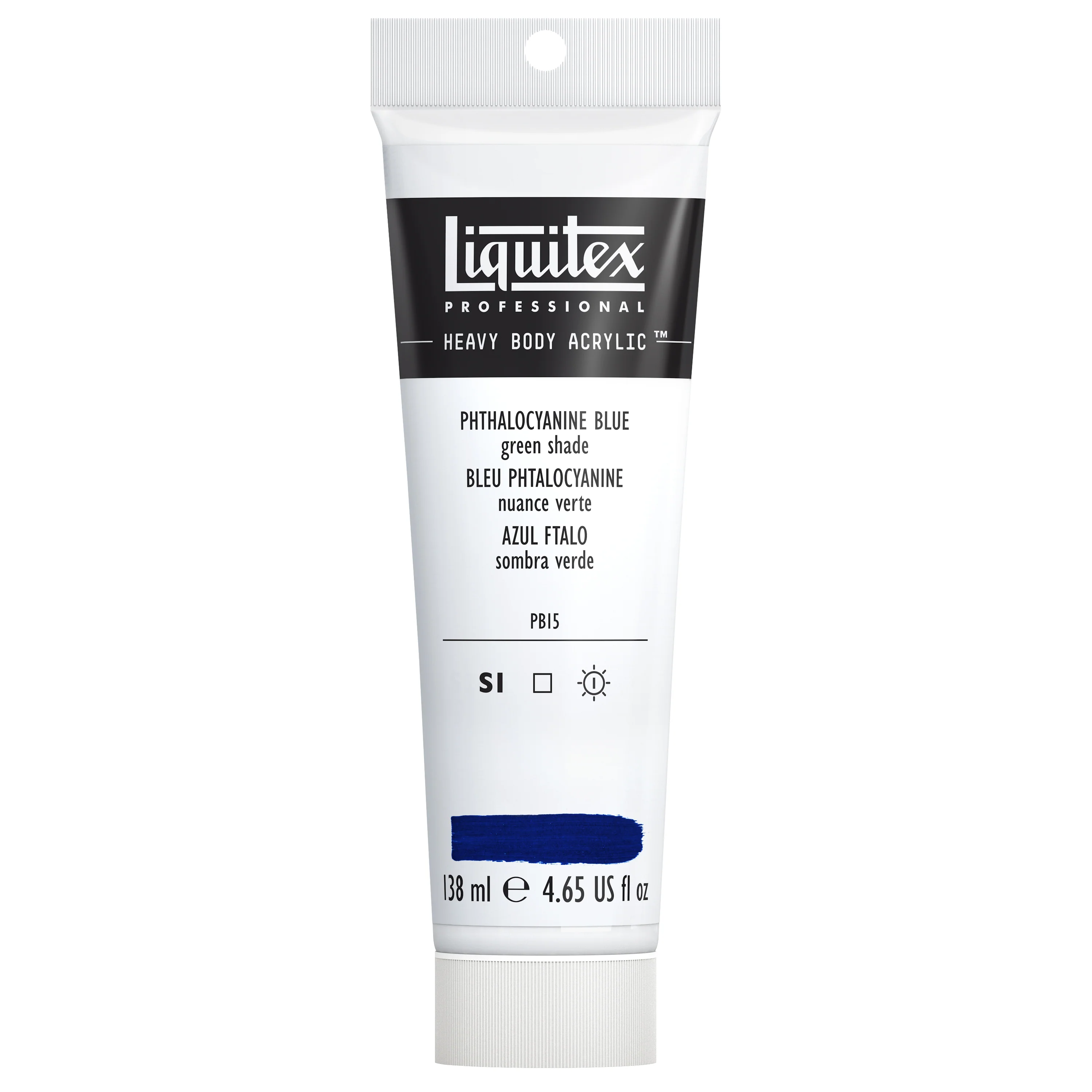 Professional Heavy Body Acrylic - Phthalocyanine Blue Green Shade - Image 3
