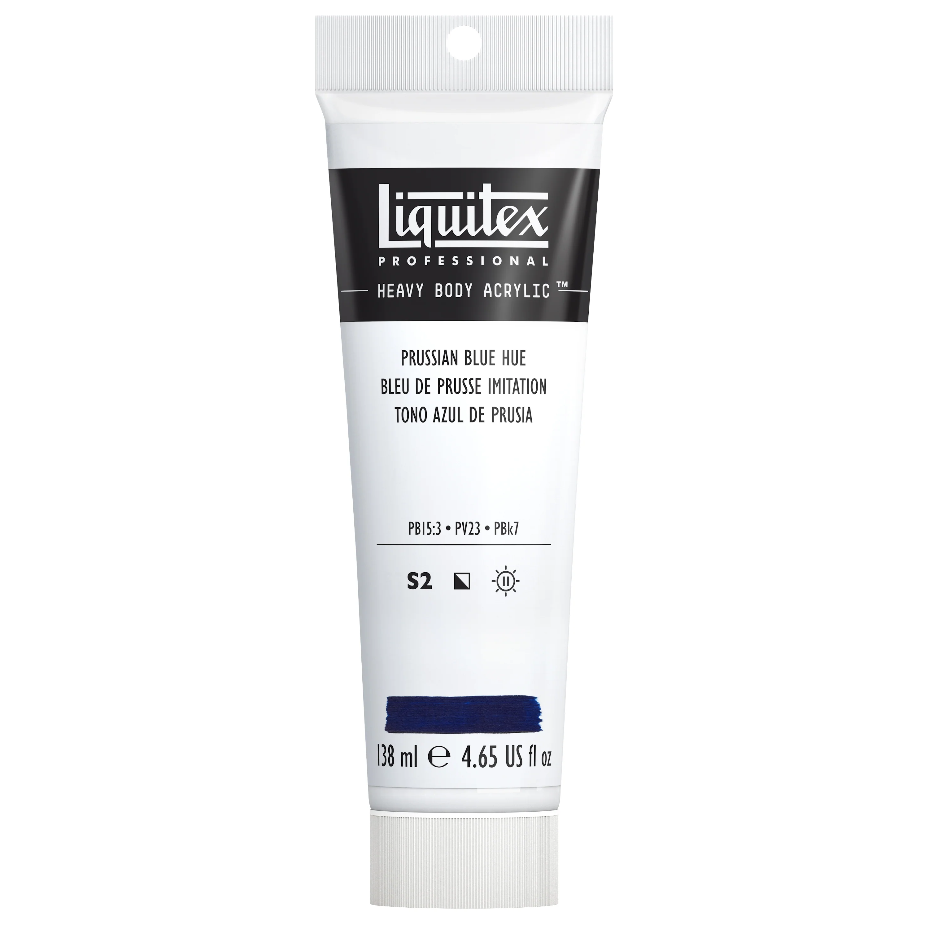 Professional Heavy Body Acrylic - Prussian Blue Hue - Image 3