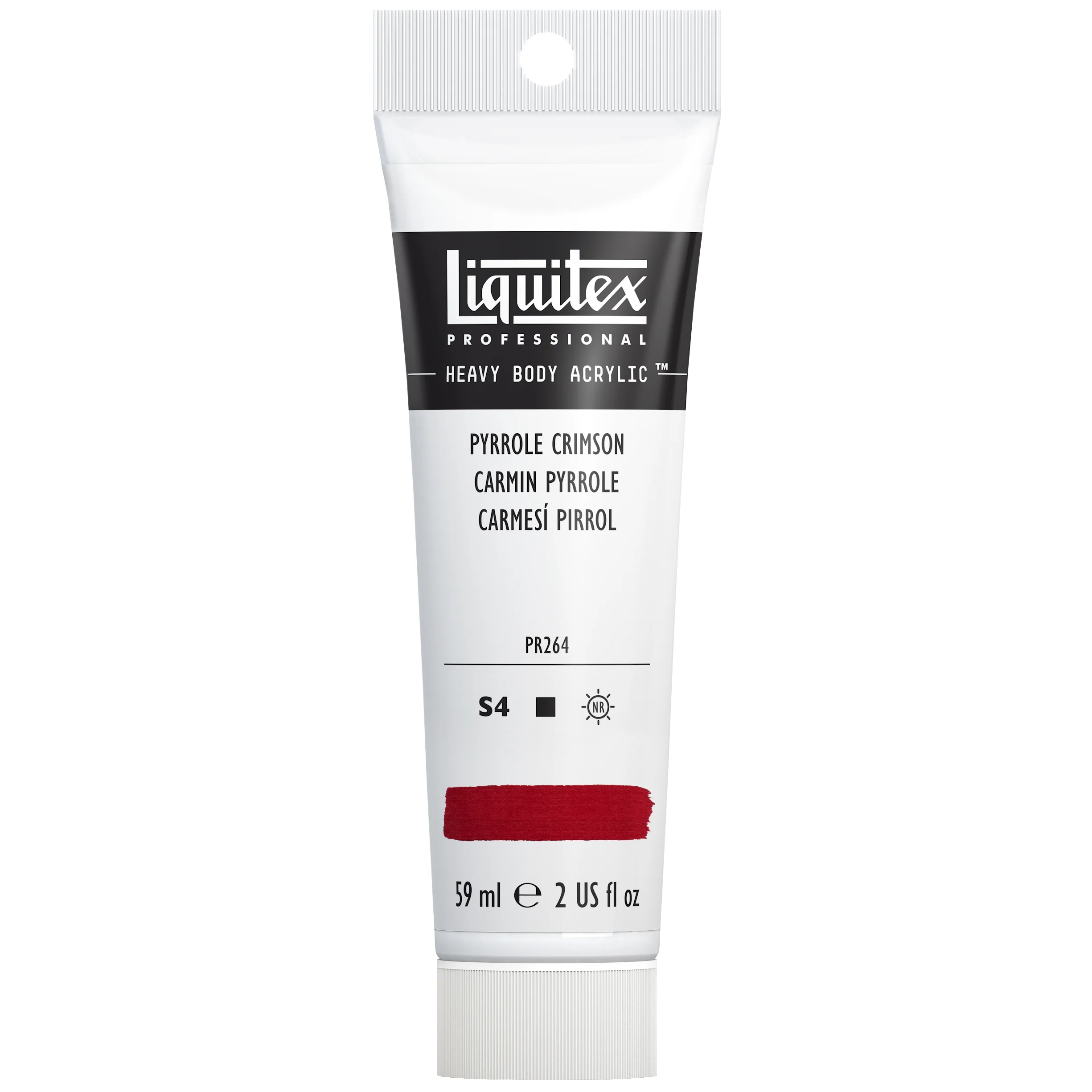 Professional Heavy Body Acrylic - Pyrrole Crimson - Image 2