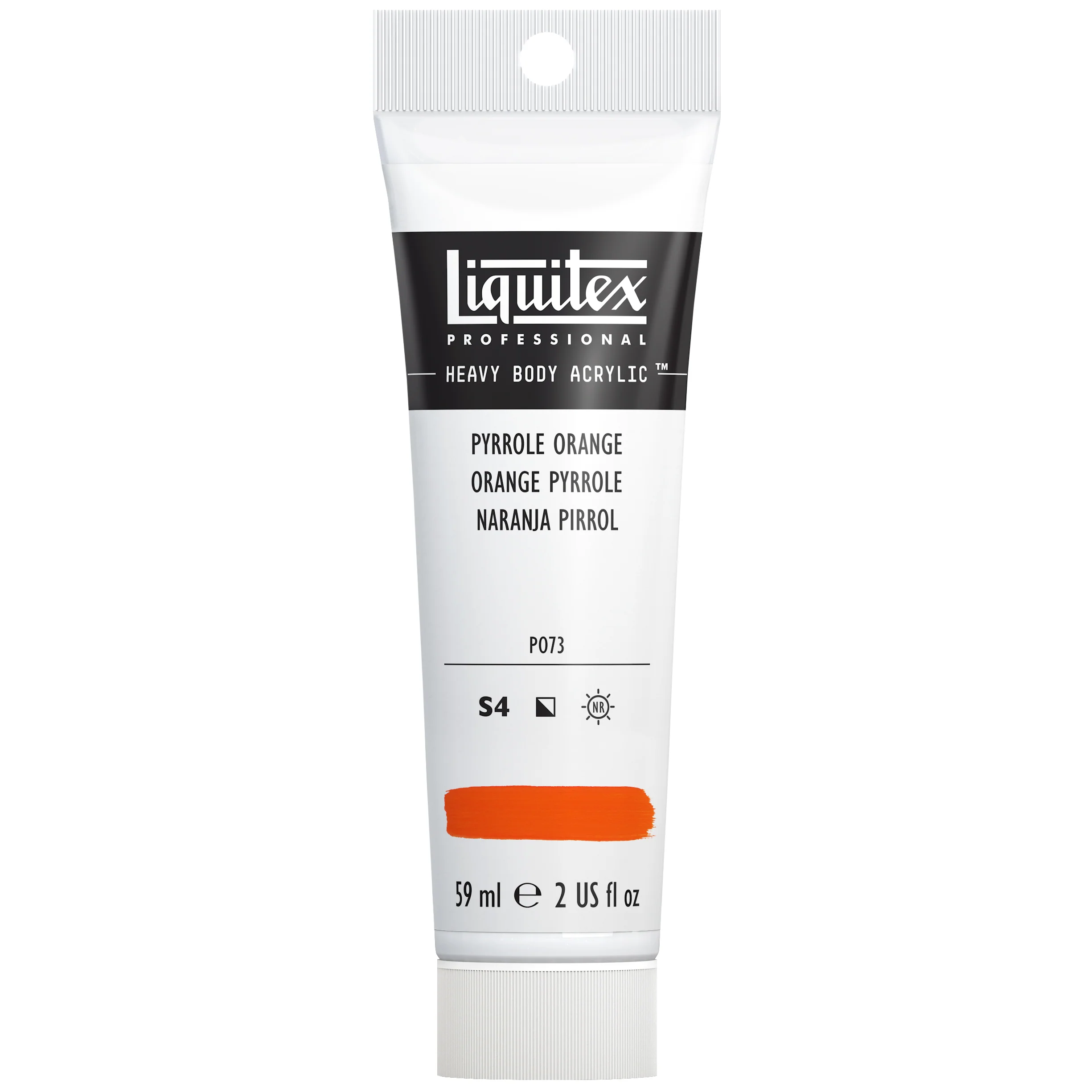 Professional Heavy Body Acrylic - Pyrrole Orange - Image 2