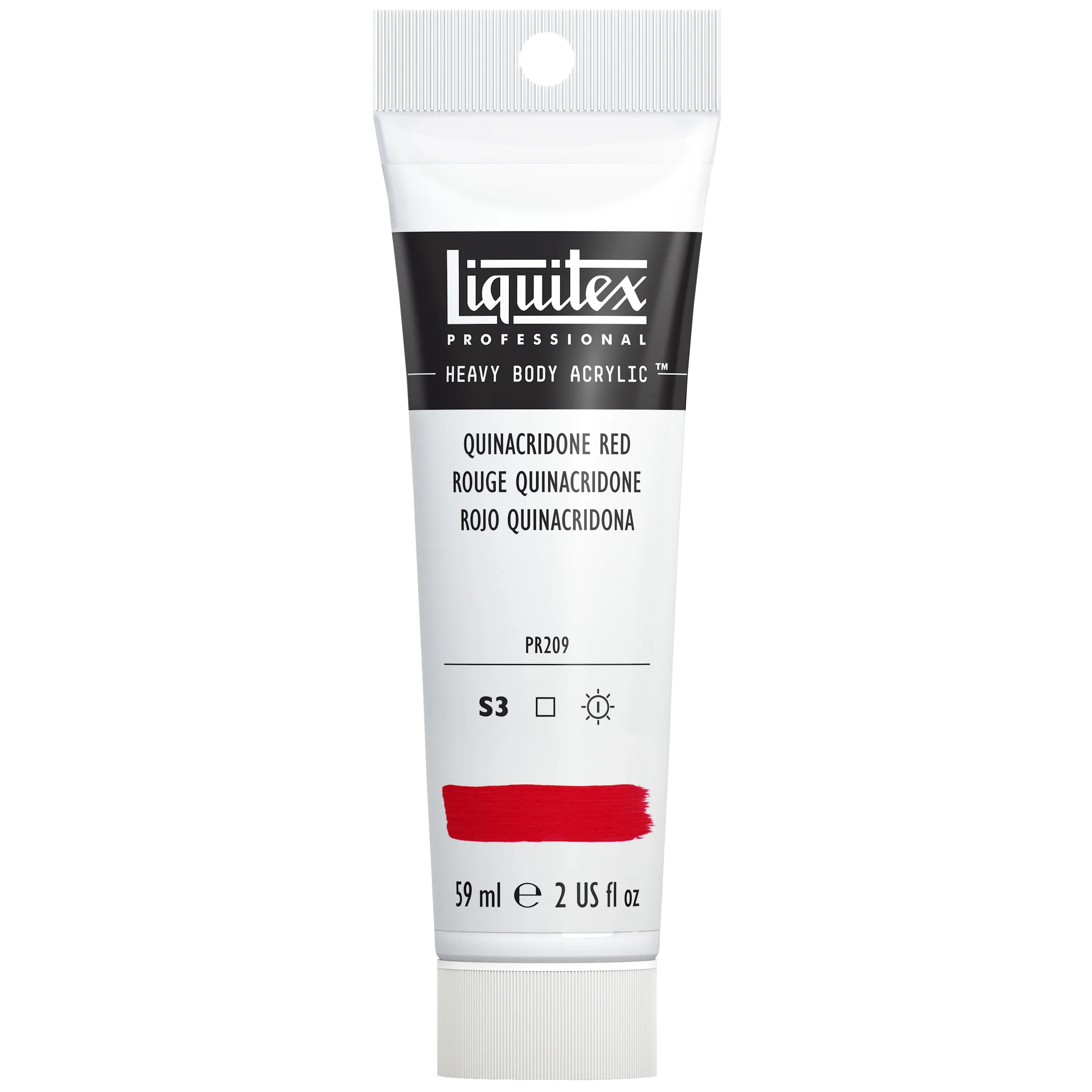 Professional Heavy Body Acrylic - Quinacridone Red - Image 2